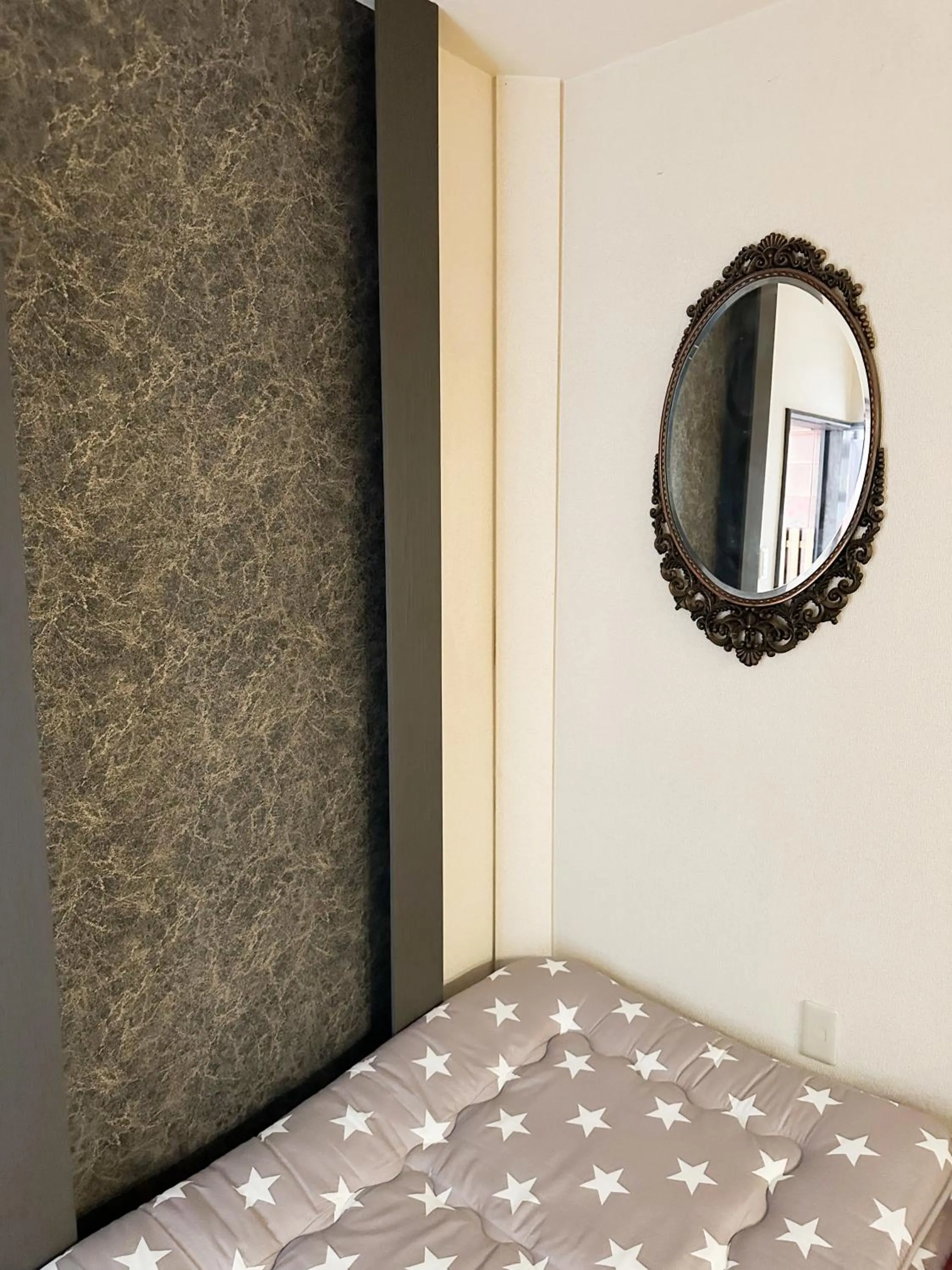 Bed in Hotel Rakusai