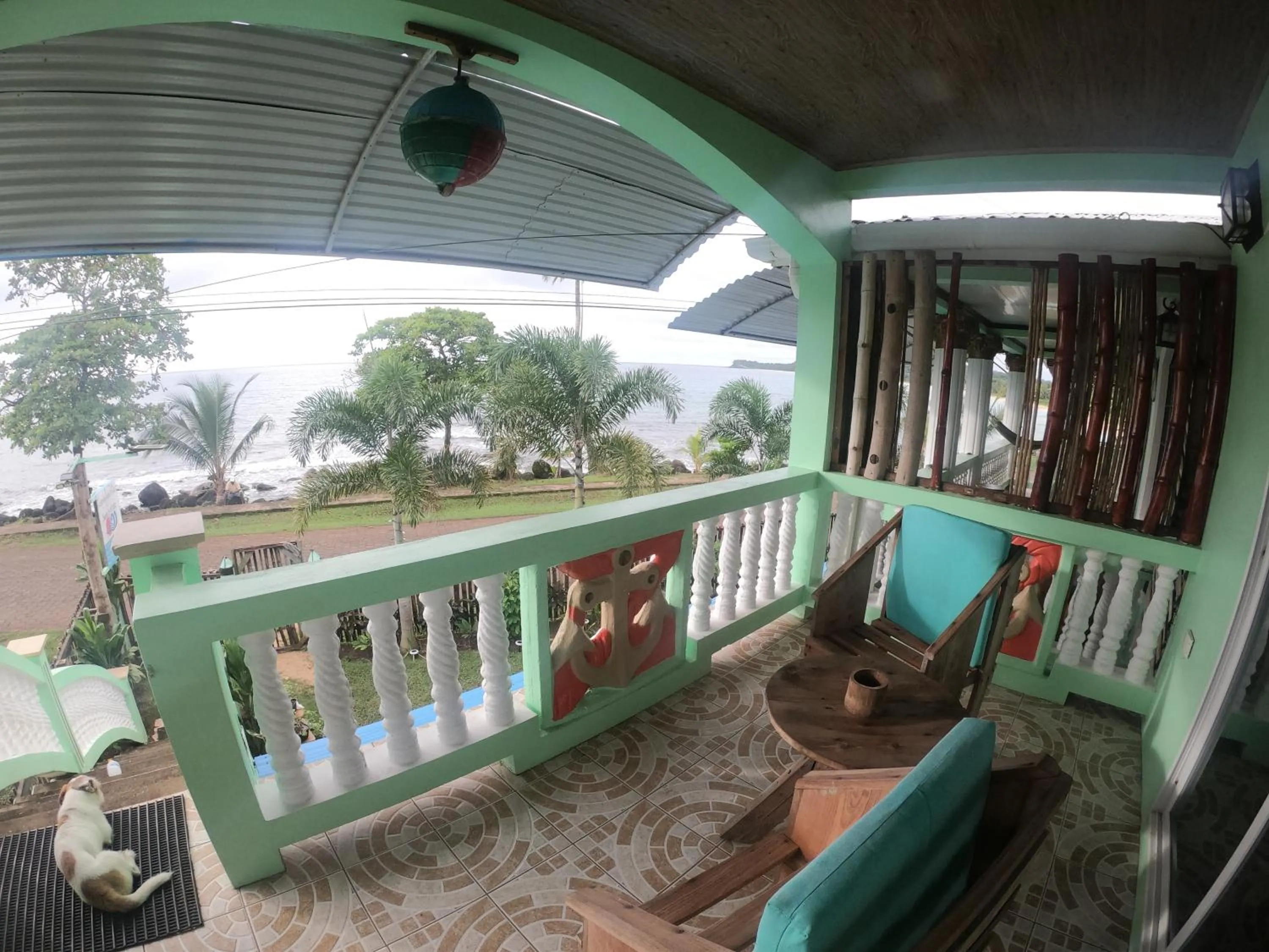 Balcony/Terrace in Hospedaje Rosa Del Mar & Sweets Cafe