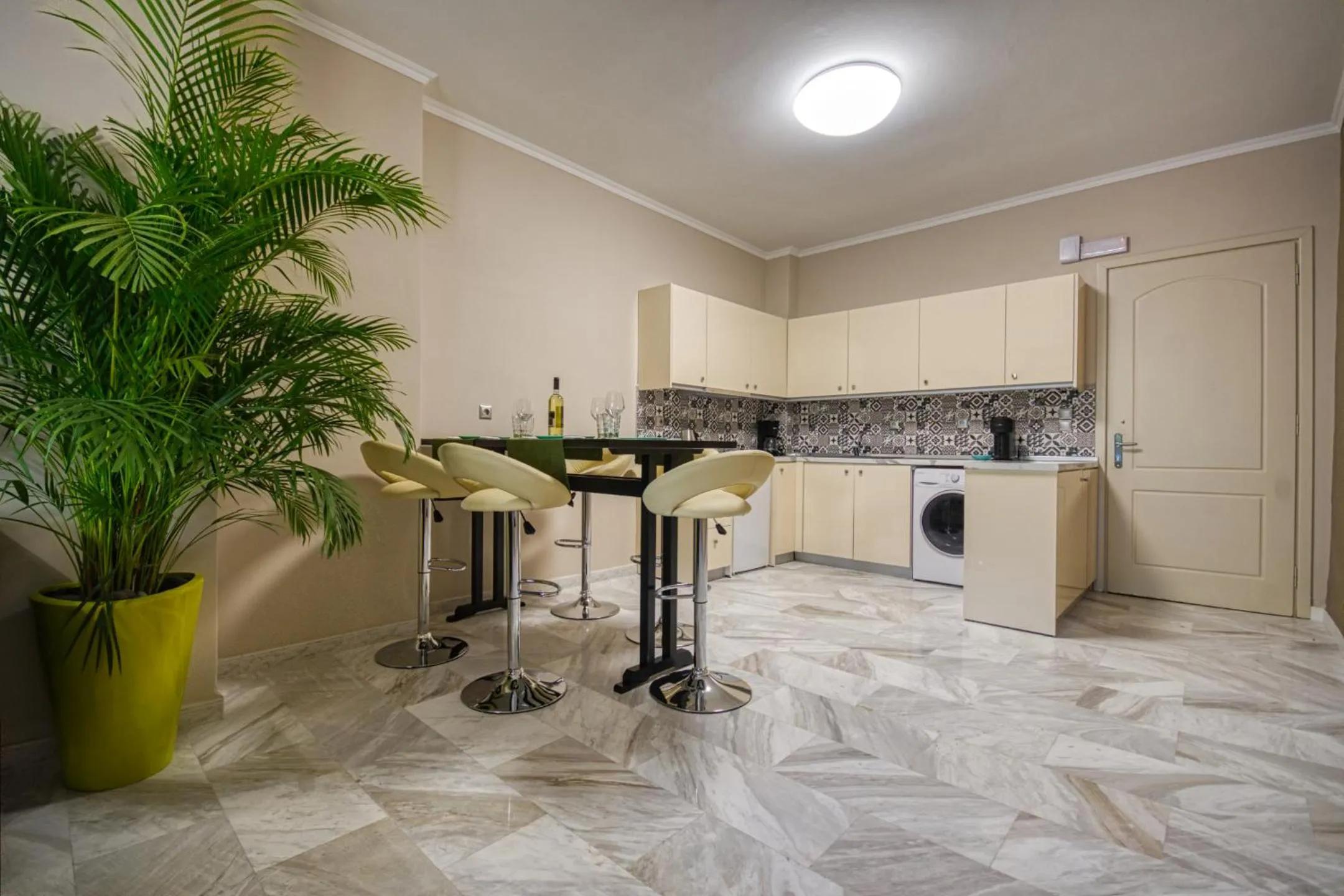 Dining area in Rhodes Island Elli Beach Apartments