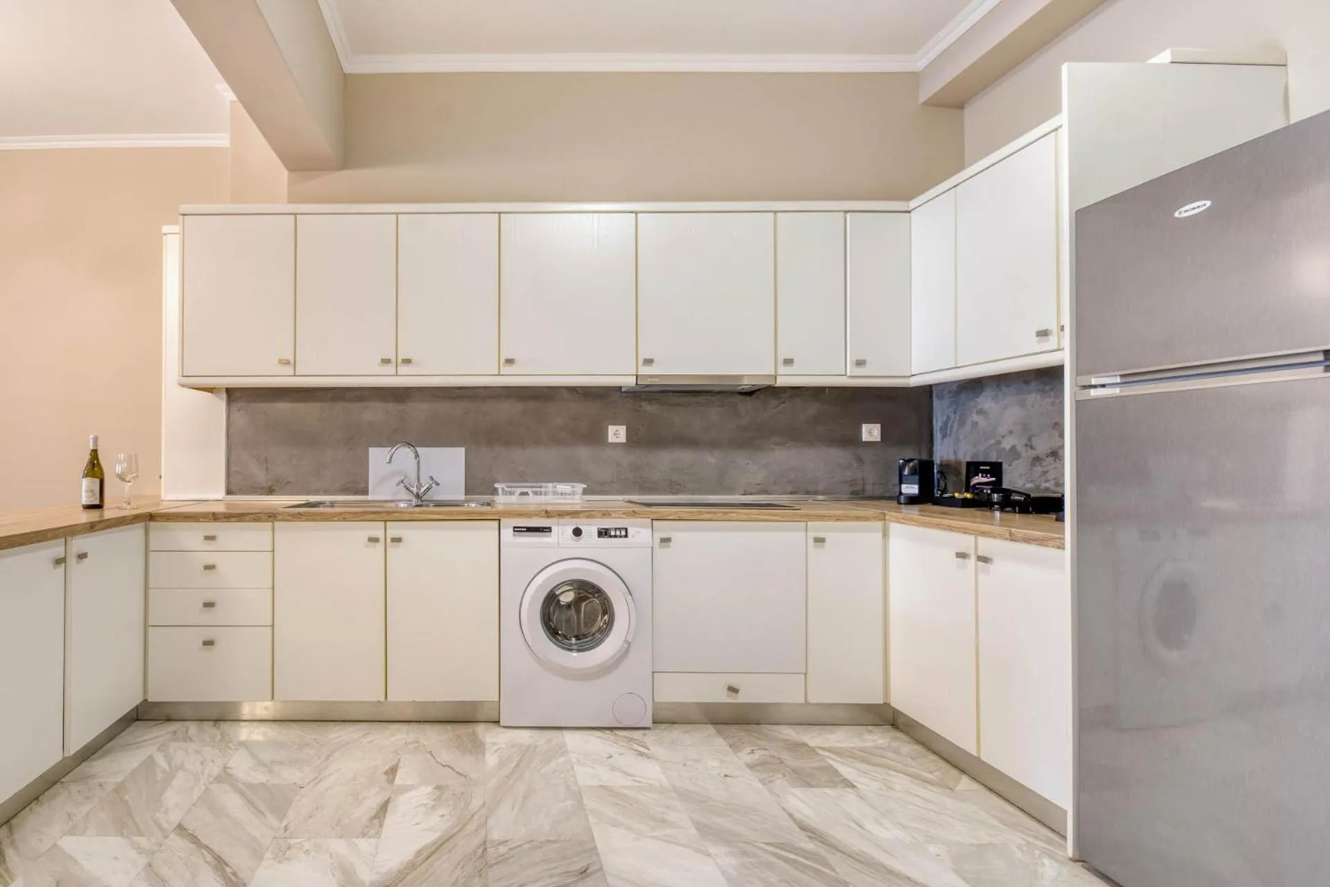 Kitchen or kitchenette in Rhodes Island Elli Beach Apartments