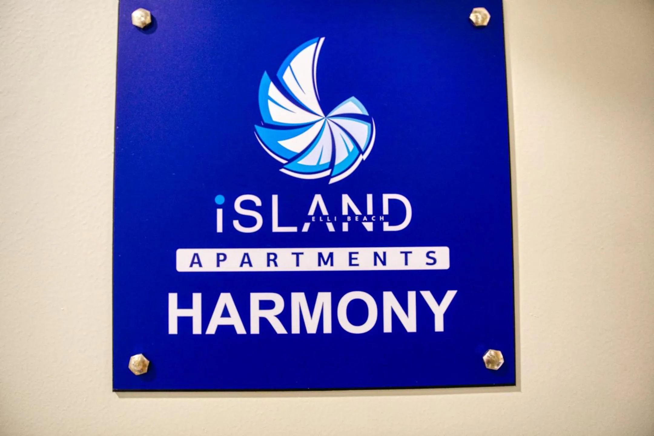 Logo/Certificate/Sign in Rhodes Island Elli Beach Apartments