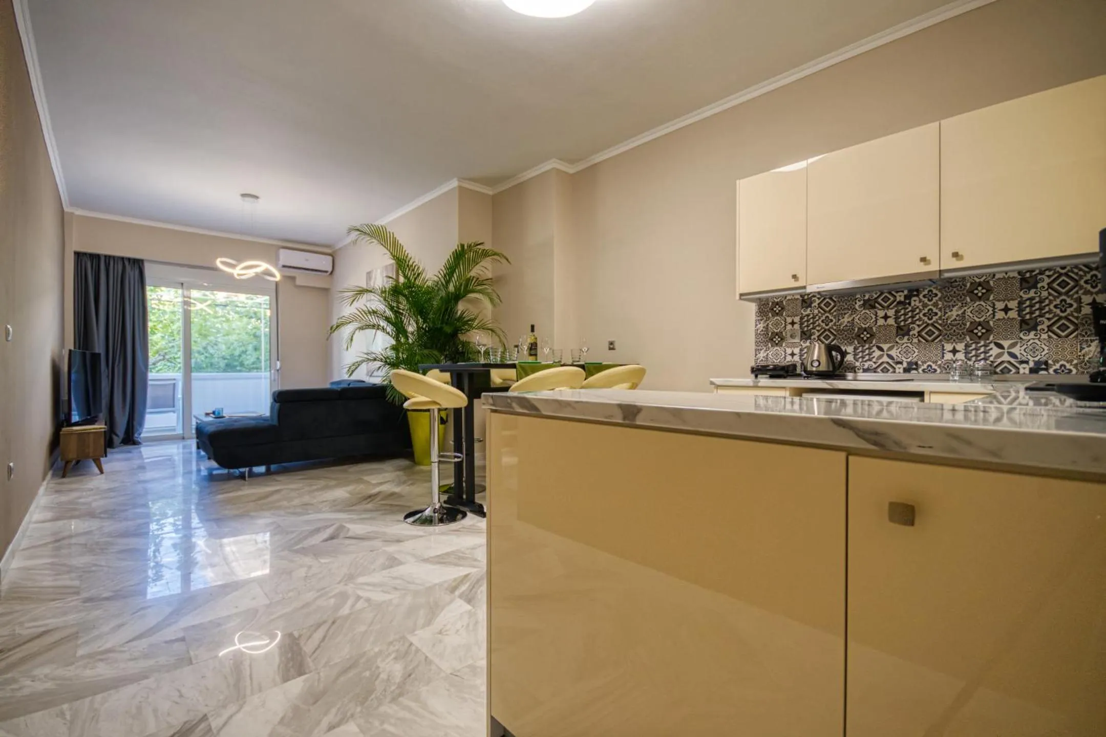 Photo of the whole room in Rhodes Island Elli Beach Apartments