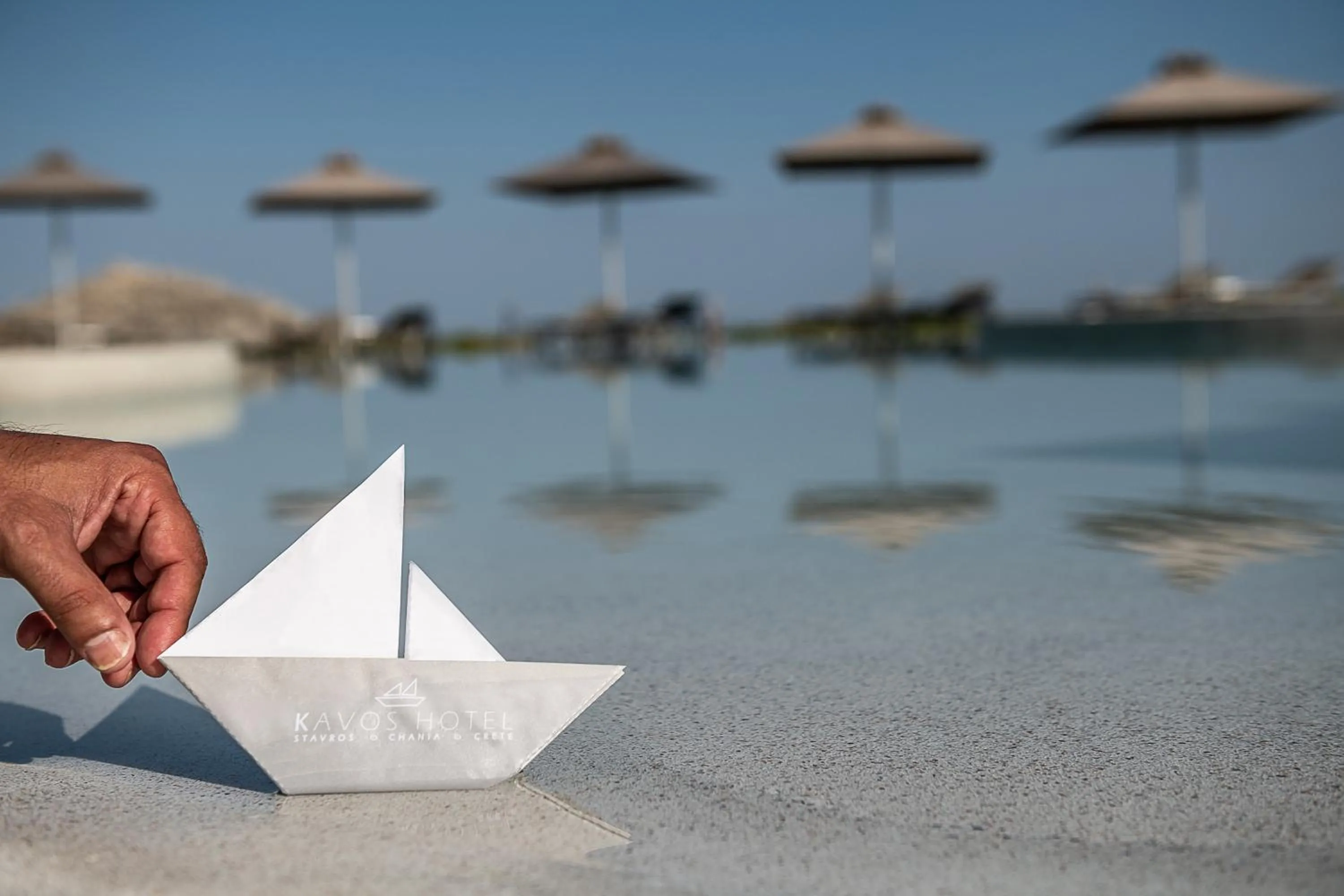 Swimming pool in Kavos Hotel & Suites