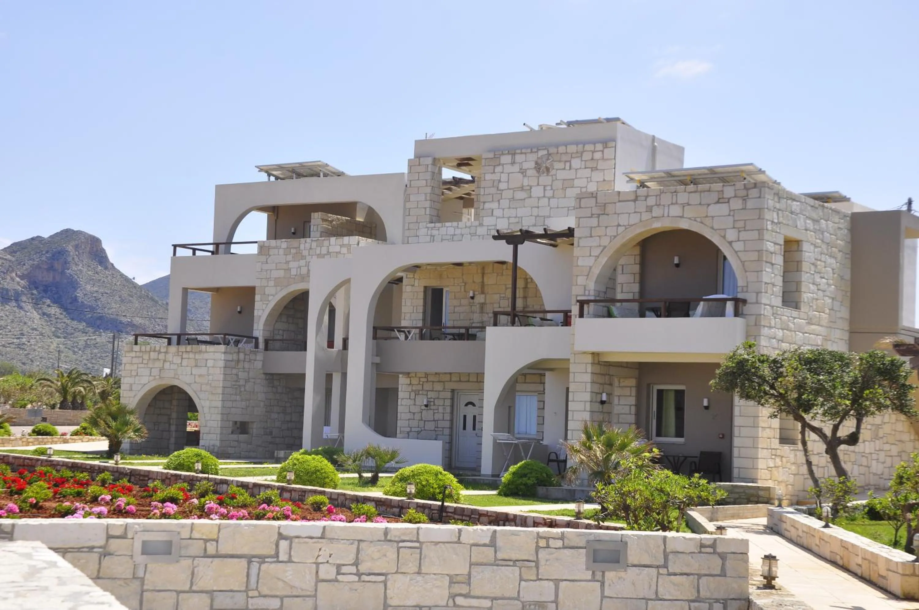 Facade/entrance in Kavos Hotel & Suites