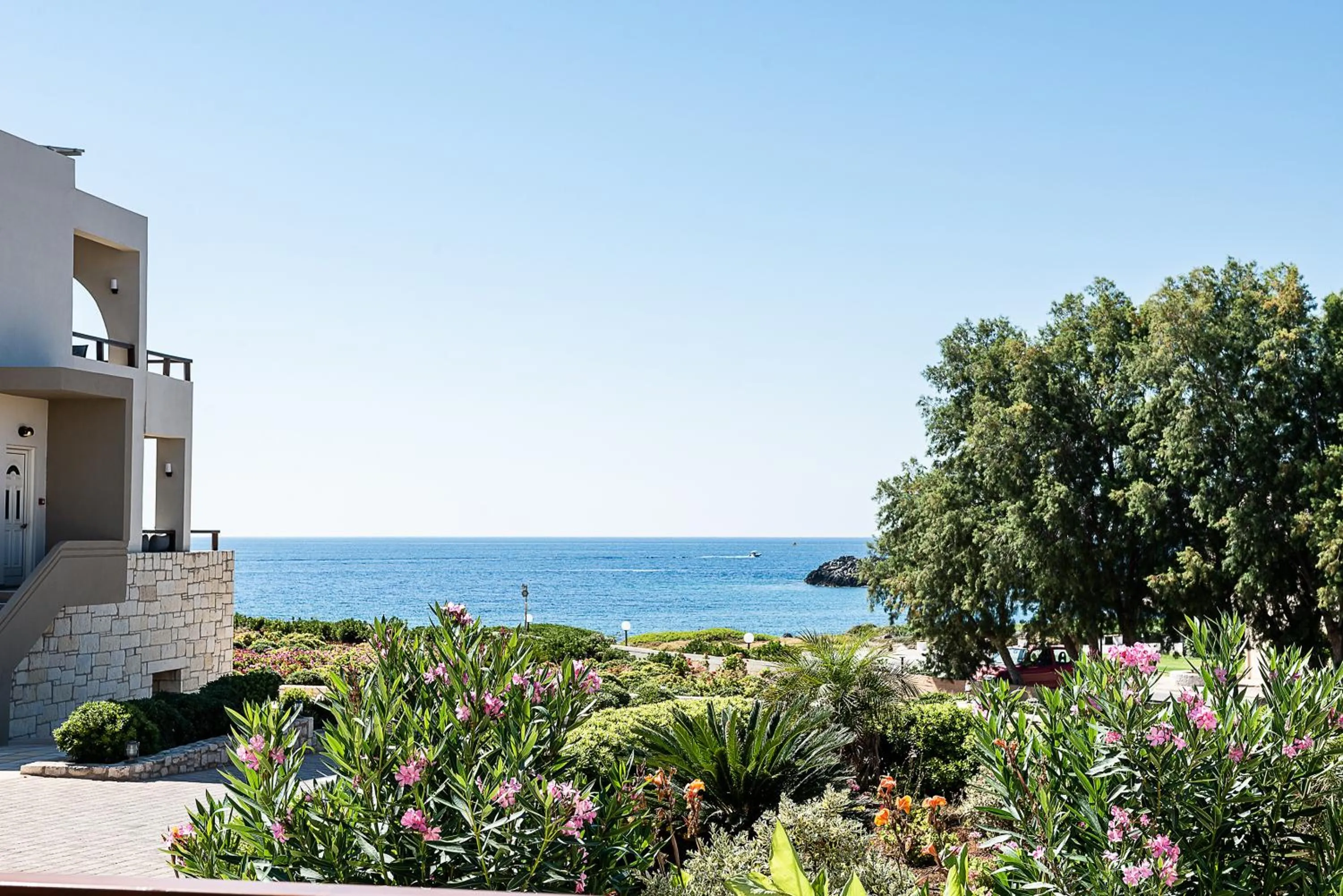 Garden view in Kavos Hotel & Suites