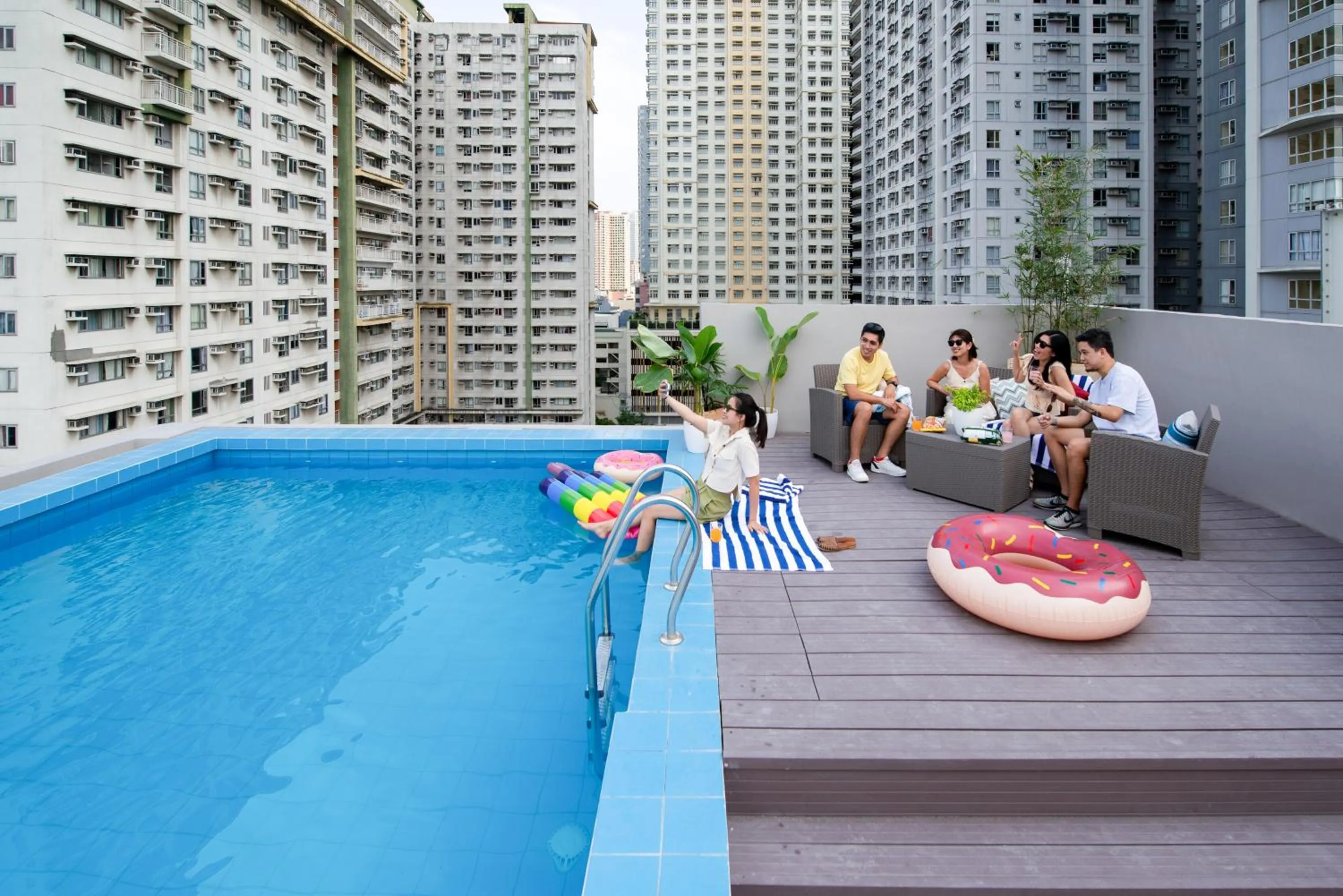 City view in The Grid Co-Living Managed by HII