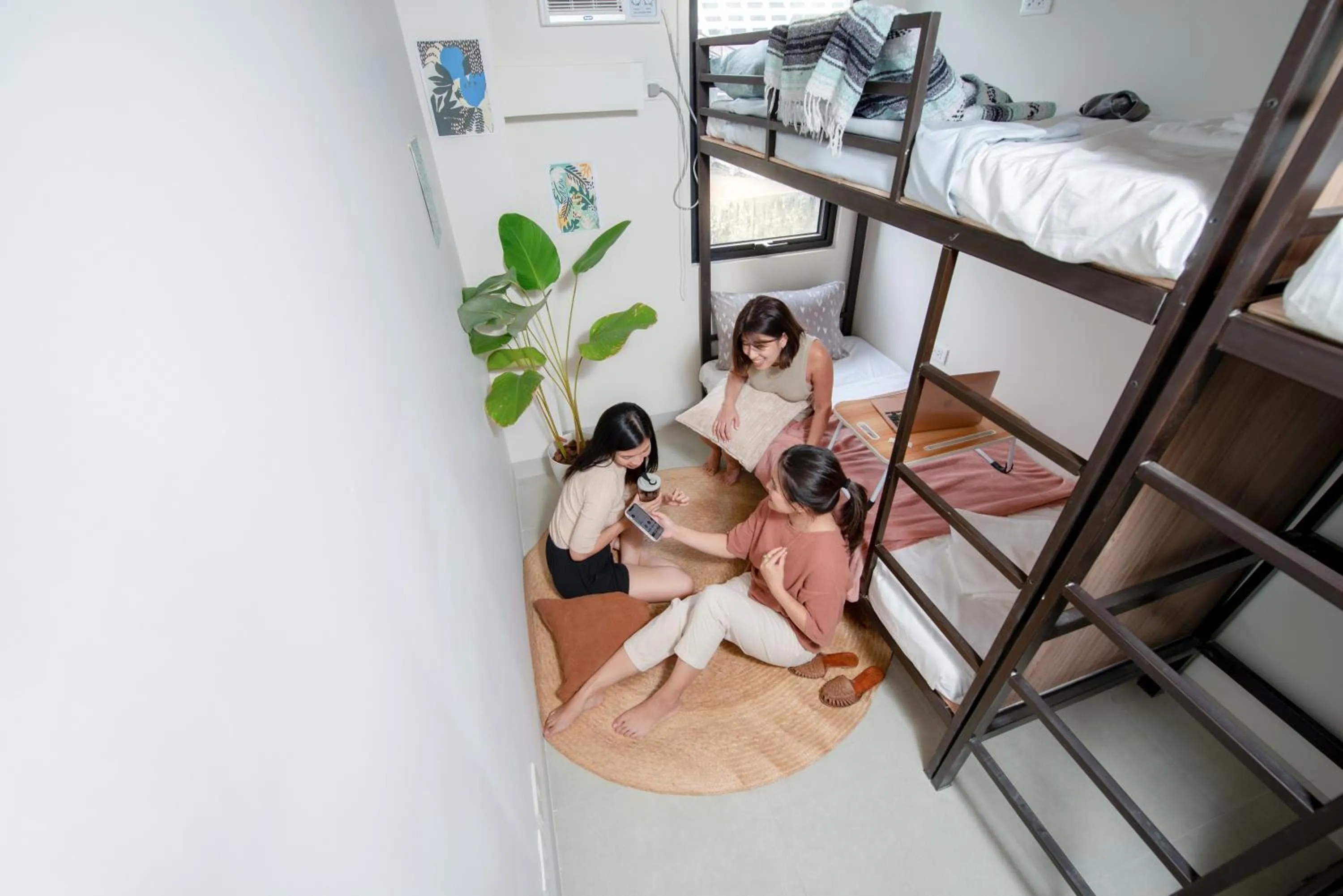 People, Bed in The Grid Co-Living Managed by HII