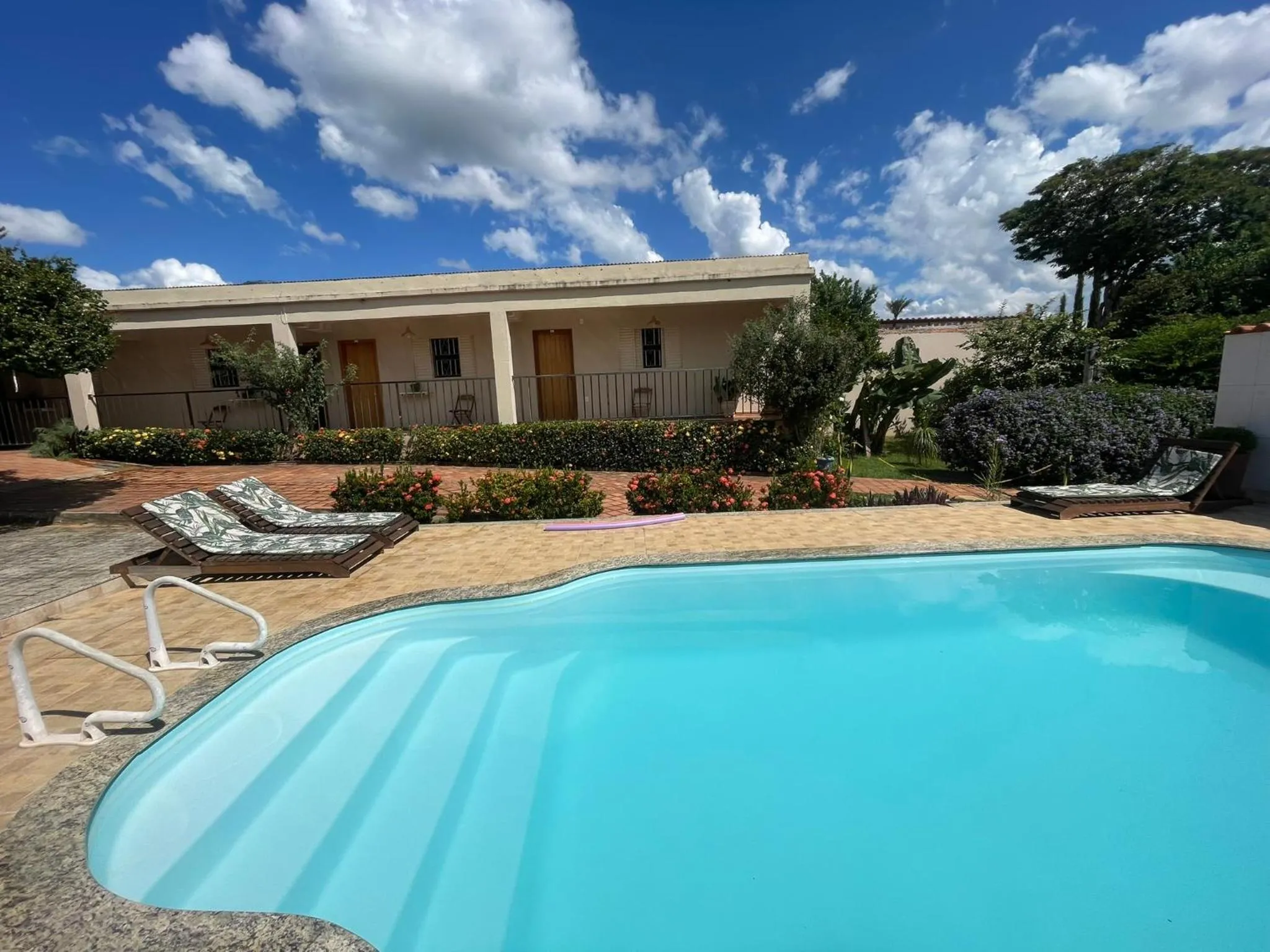 Pool view in Hotel Pousada das Flores