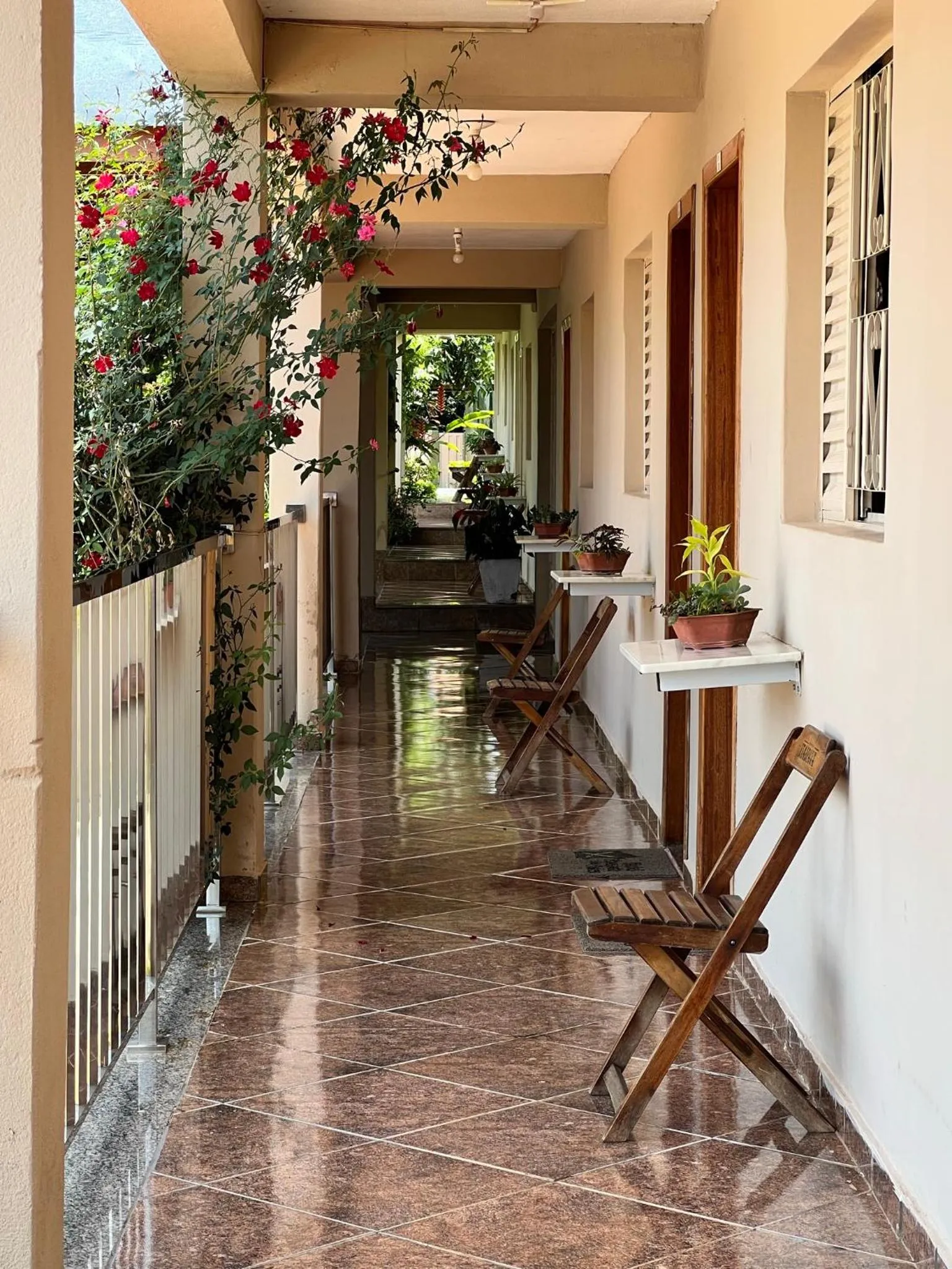 Balcony/Terrace in Hotel Pousada das Flores