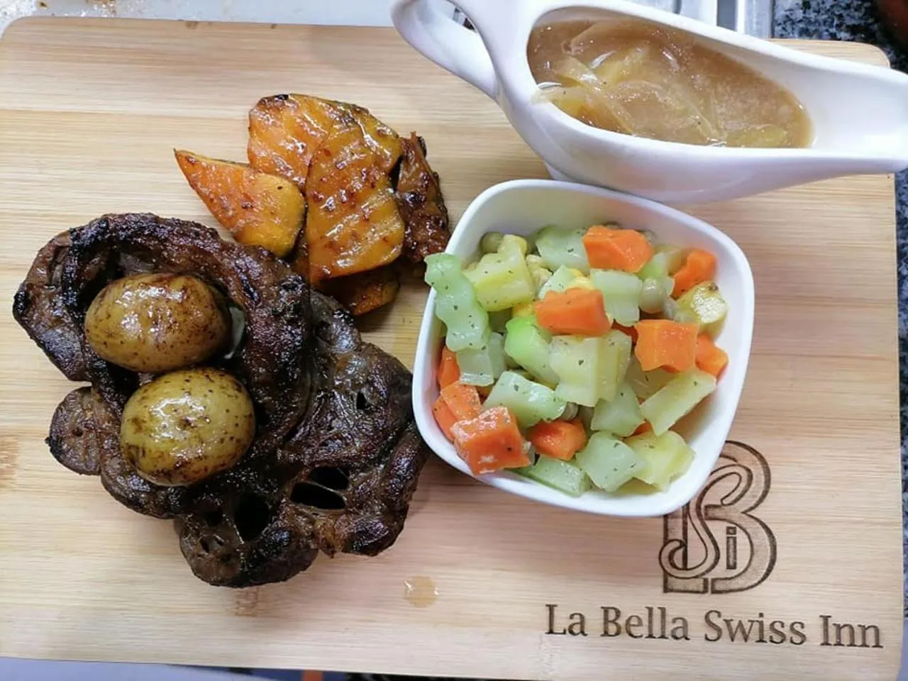 Food in La Bella Swiss Inn