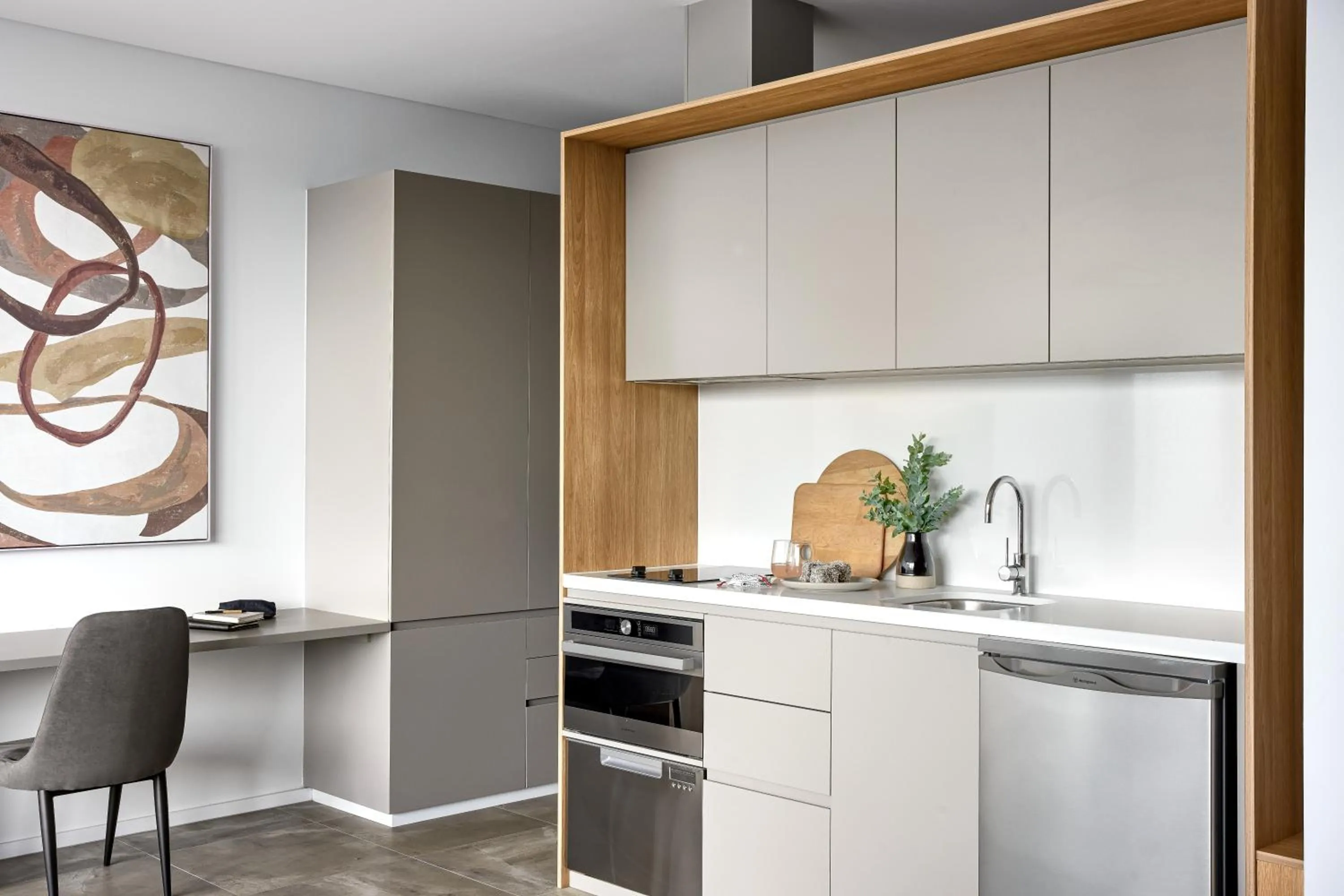 Kitchen or kitchenette in Punthill Parramatta