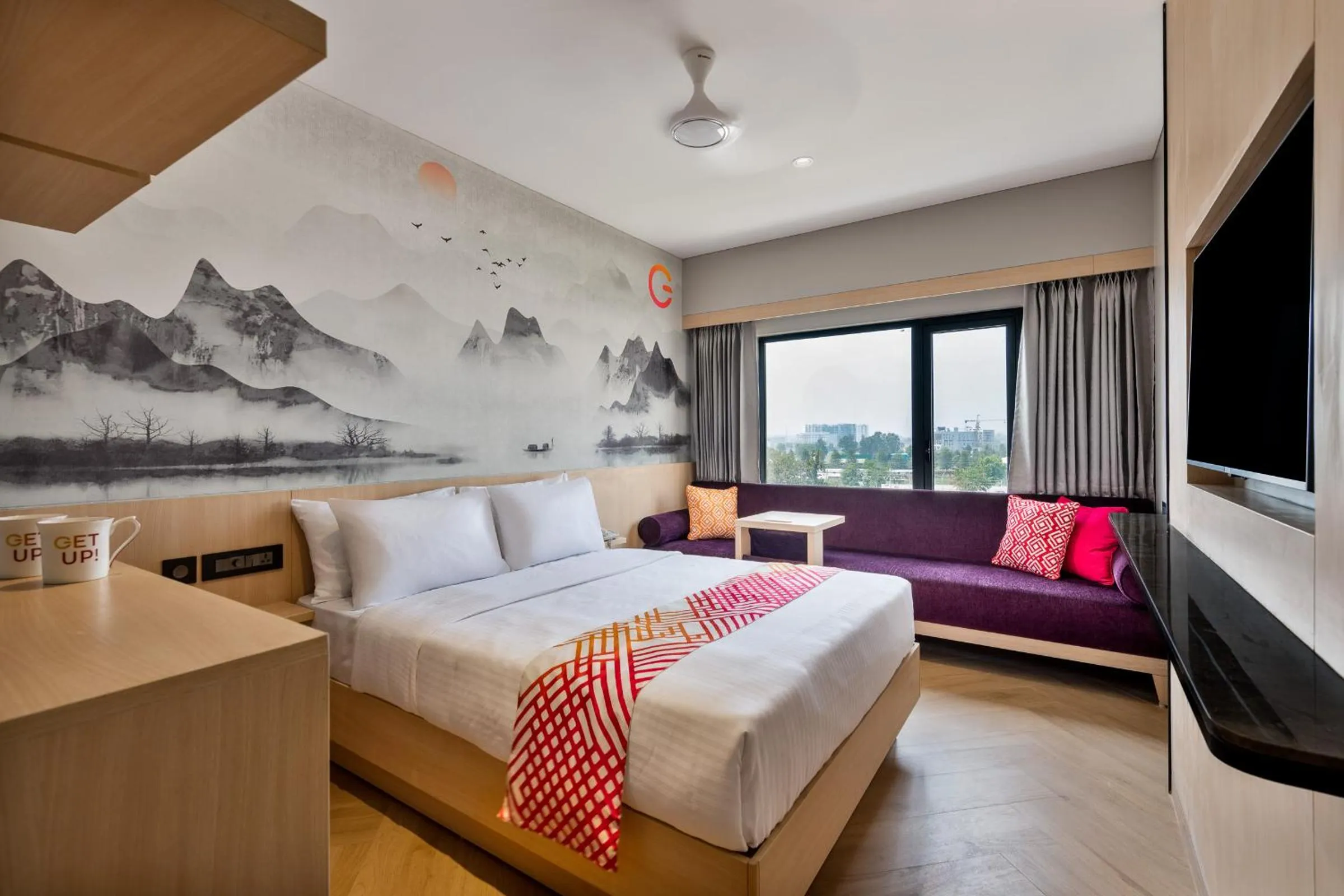 Photo of the whole room, Bed in Ginger Chandigarh, Zirakpur