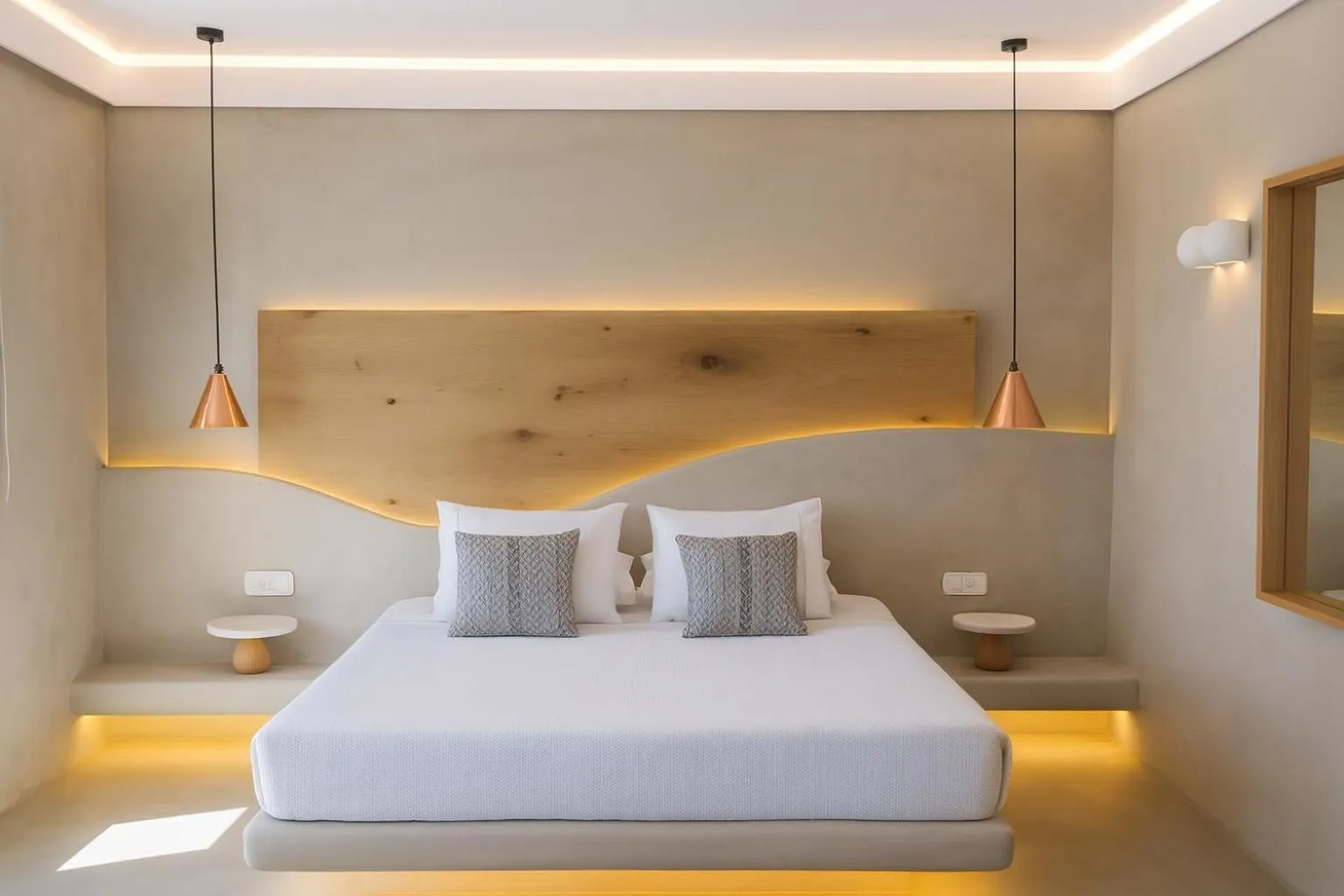 Photo of the whole room, Bed in Chic Hotel Santorini