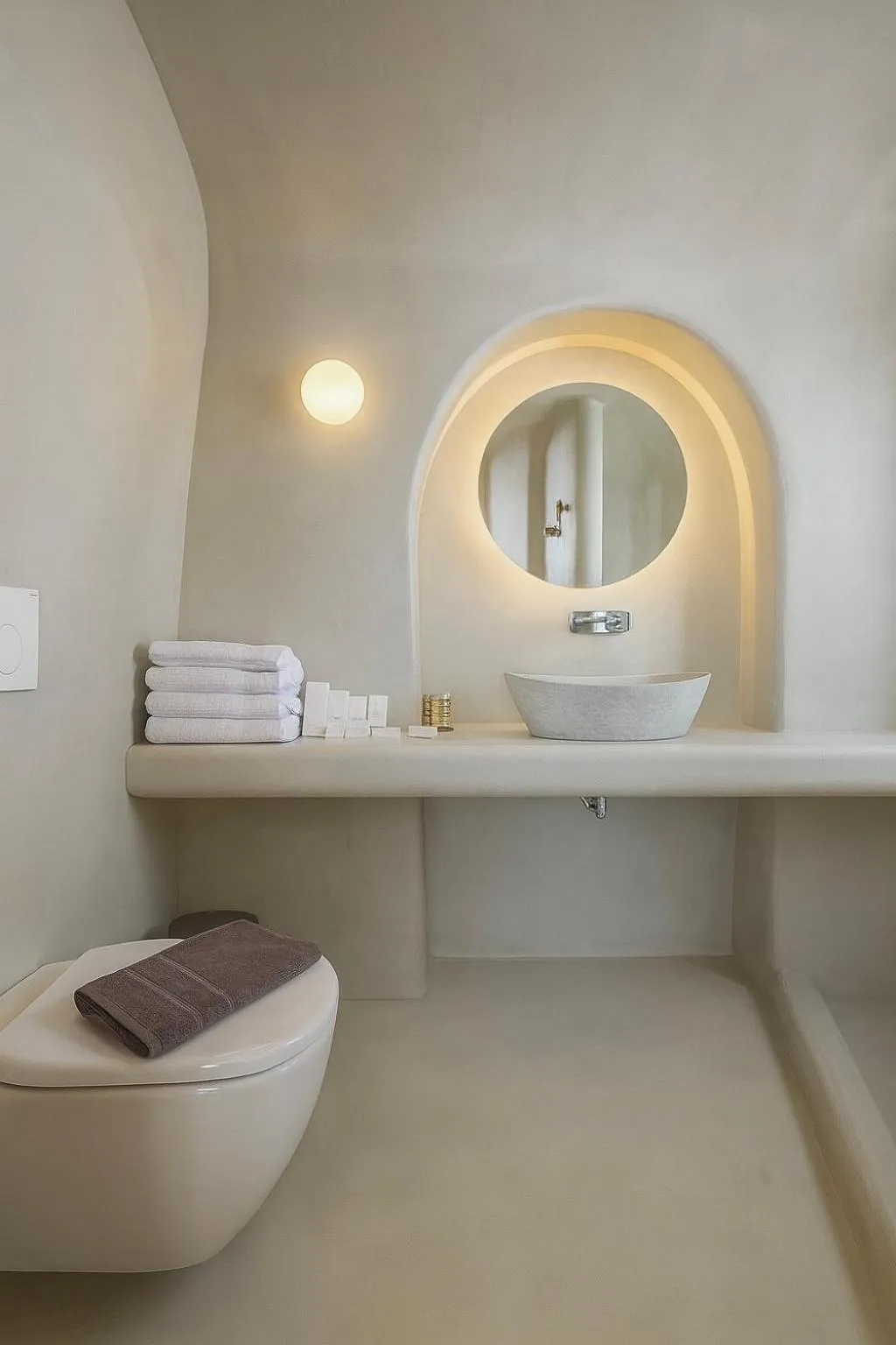 Bathroom in Chic Hotel Santorini