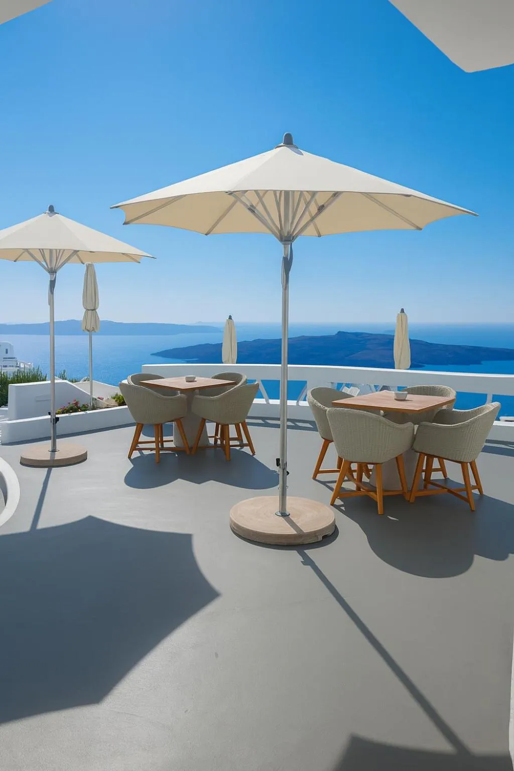 Balcony/Terrace in Chic Hotel Santorini
