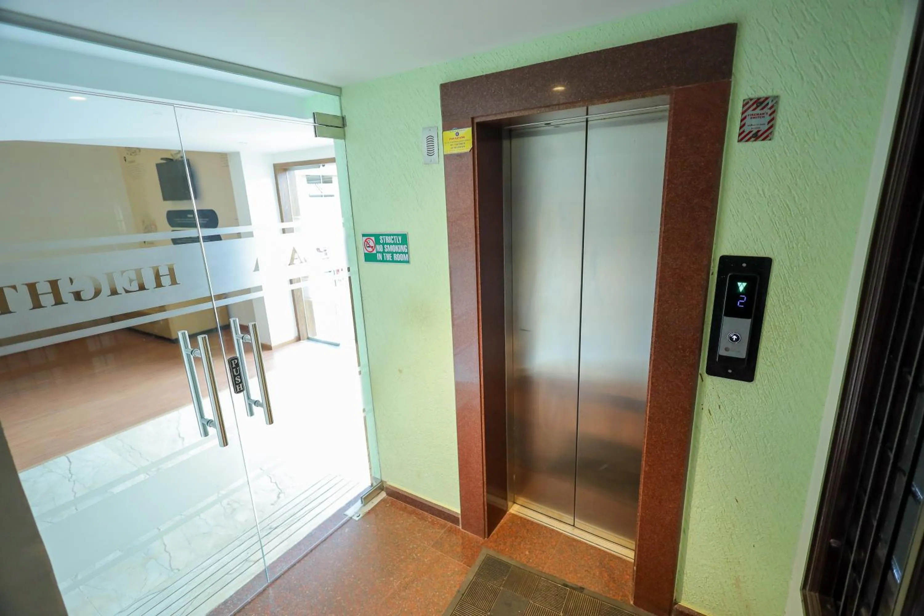 elevator in Hotel Plaza Heights by RAK Rooms, Mangaluru