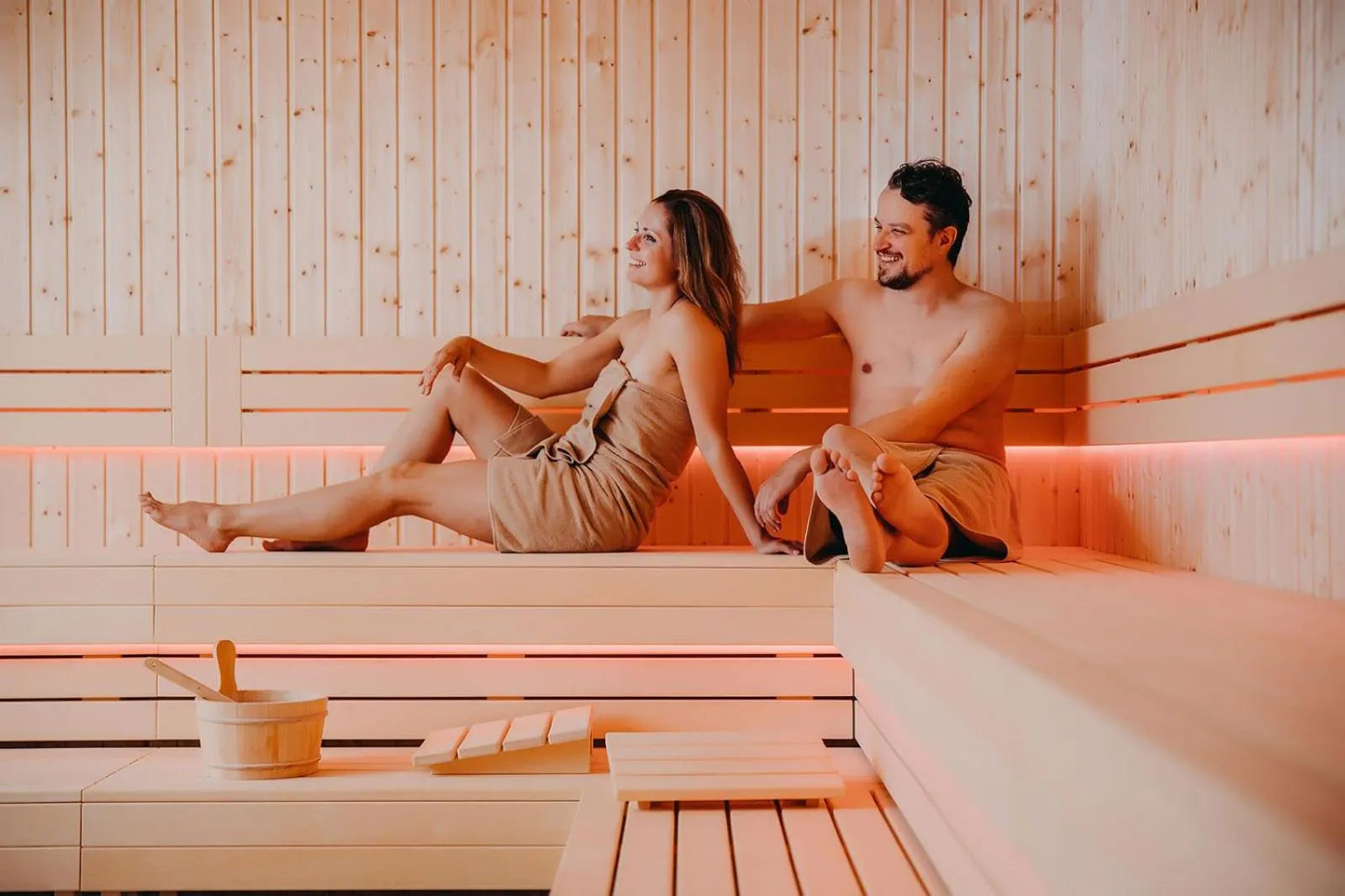 Sauna in Hotel Linea Mare