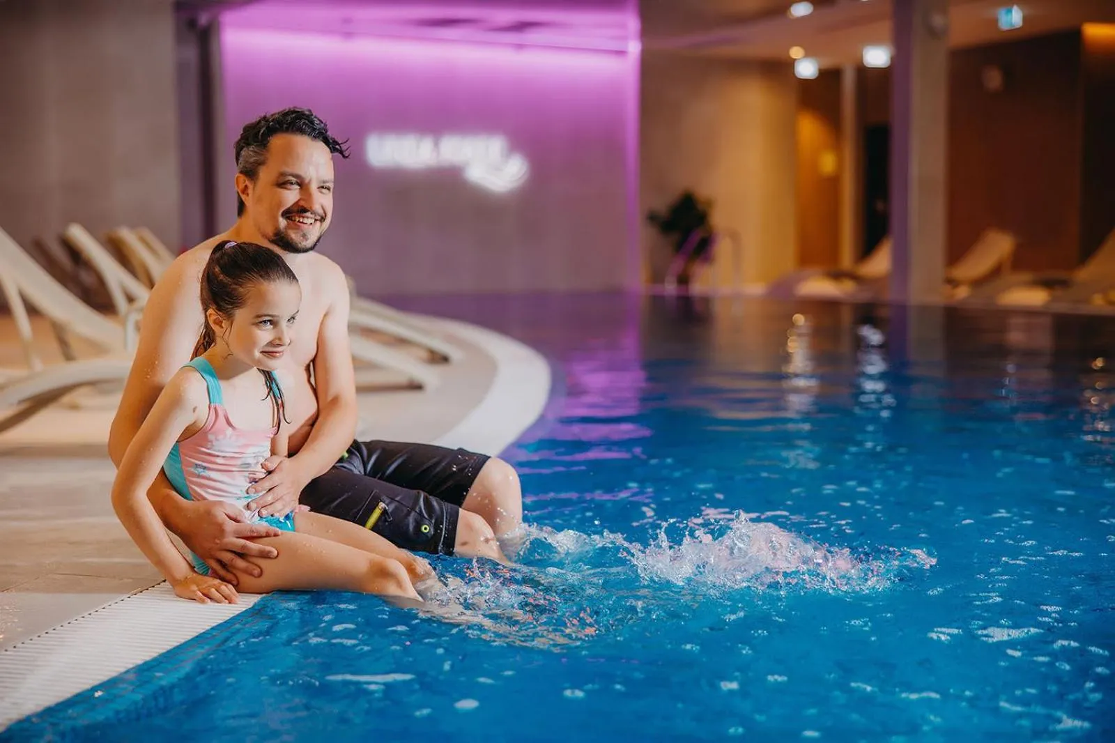 Swimming pool in Hotel Linea Mare