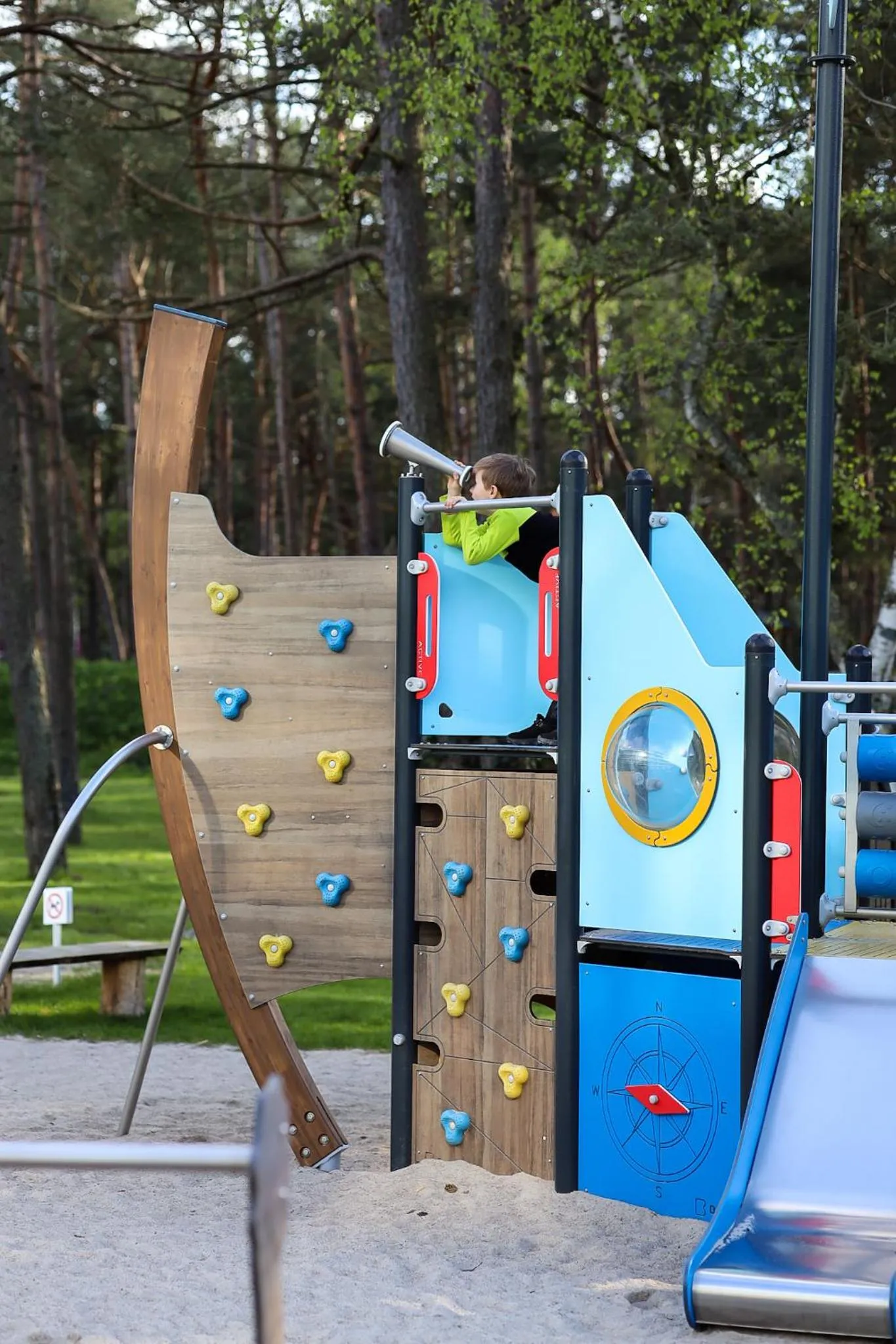 Children play ground in Hotel Linea Mare