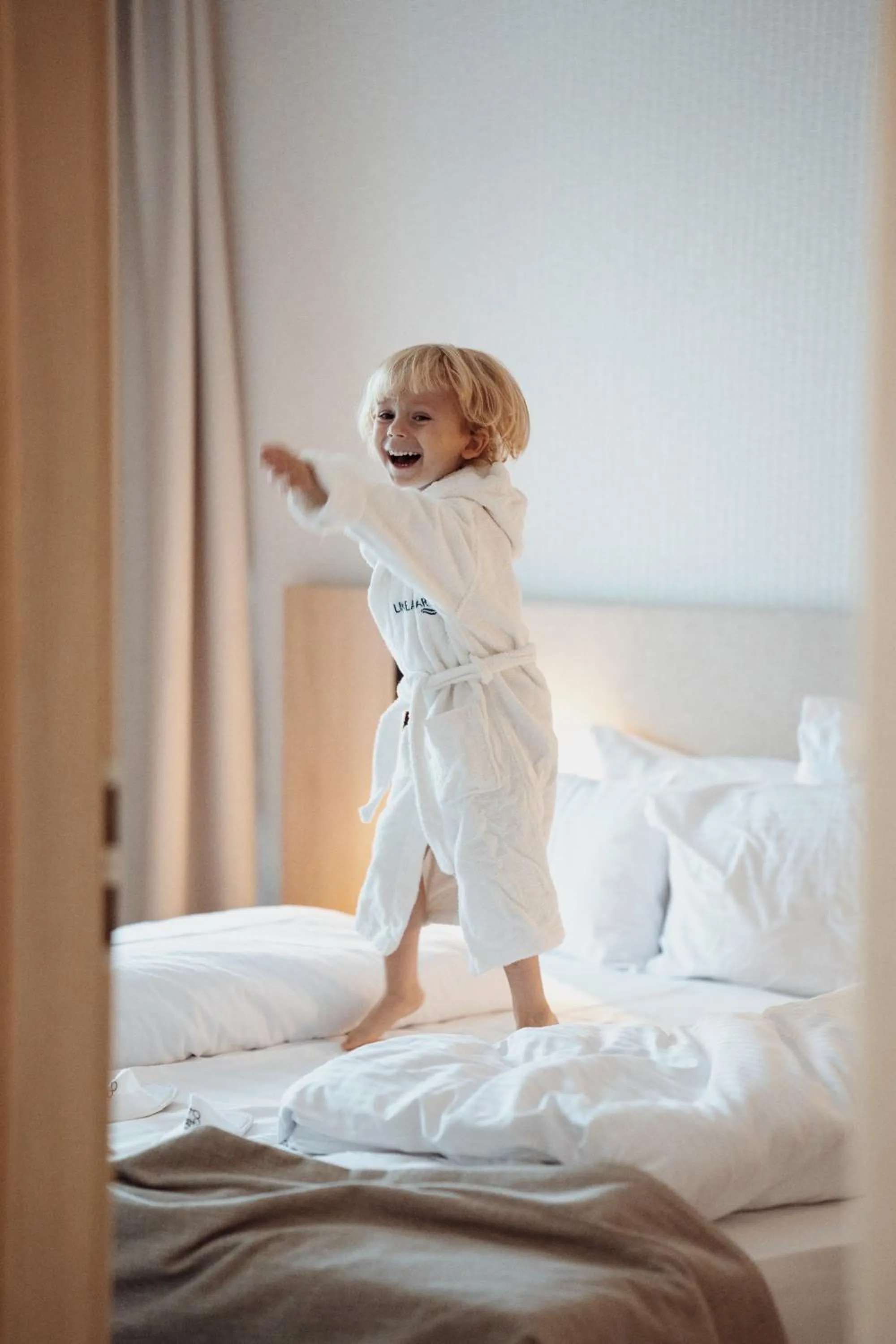 Bed in Hotel Linea Mare