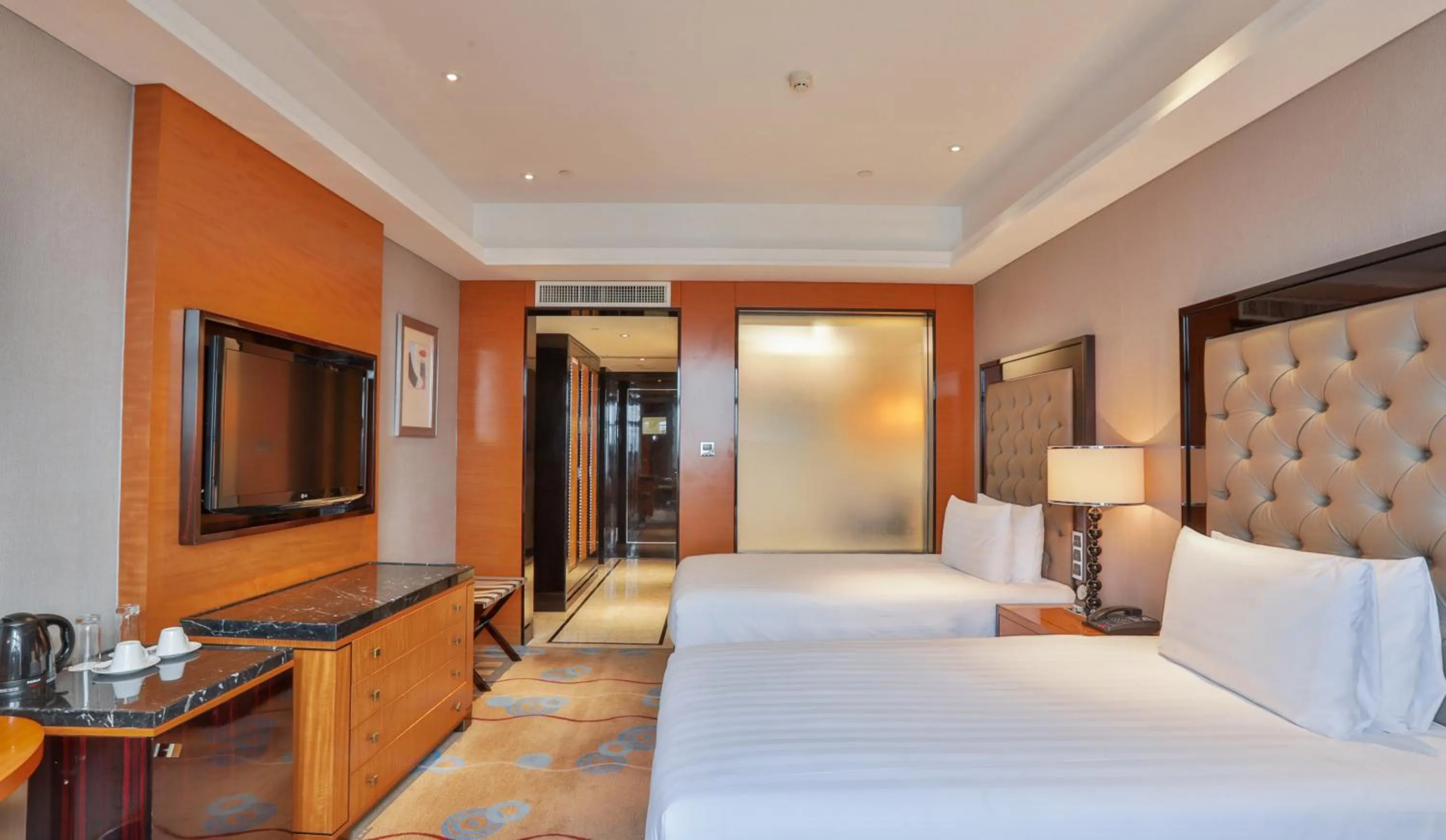 Bedroom, Bed in Changzhou Yuanzhou Hotel