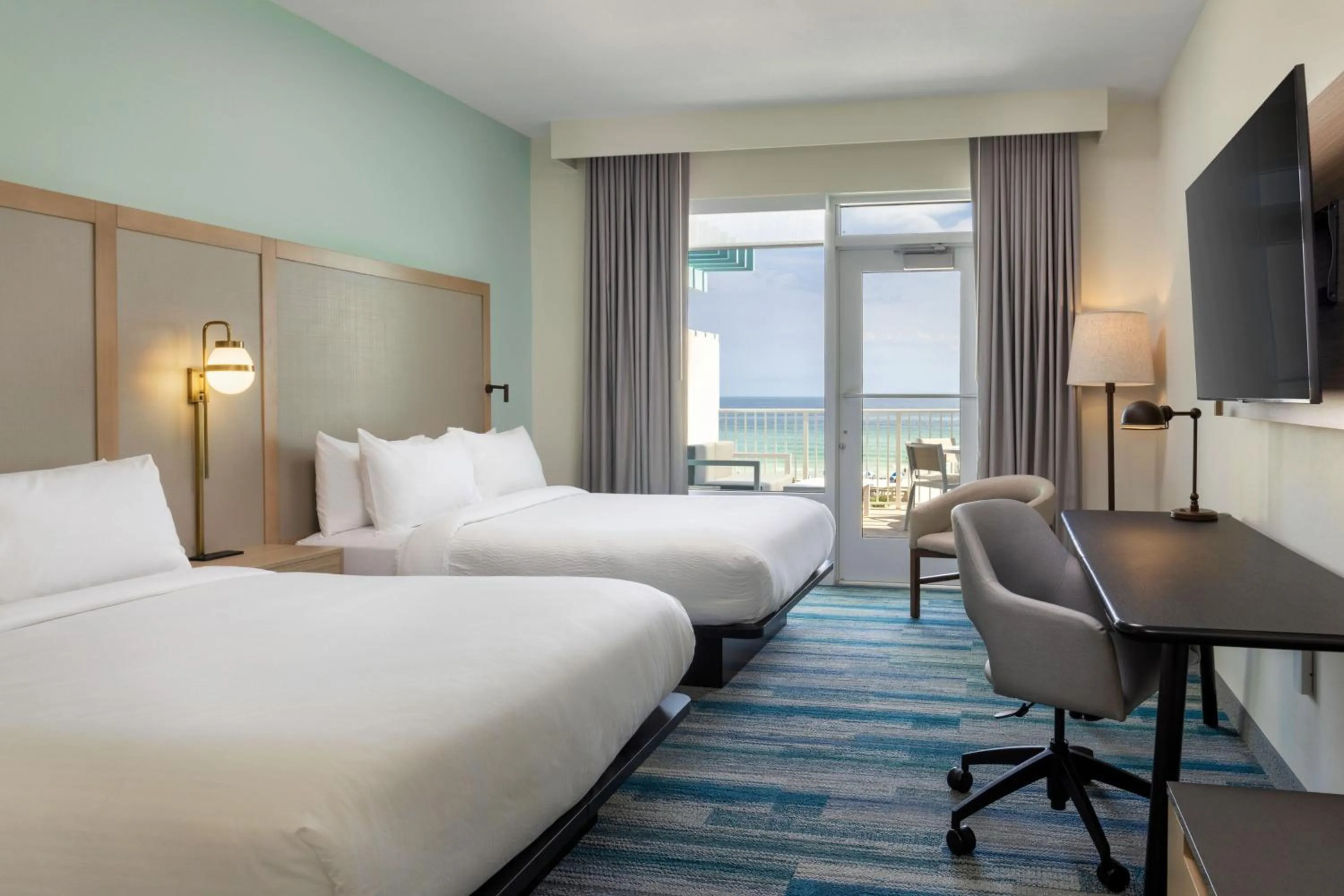 Beach, Bed in Fairfield by Marriott Inn & Suites Pensacola Beach