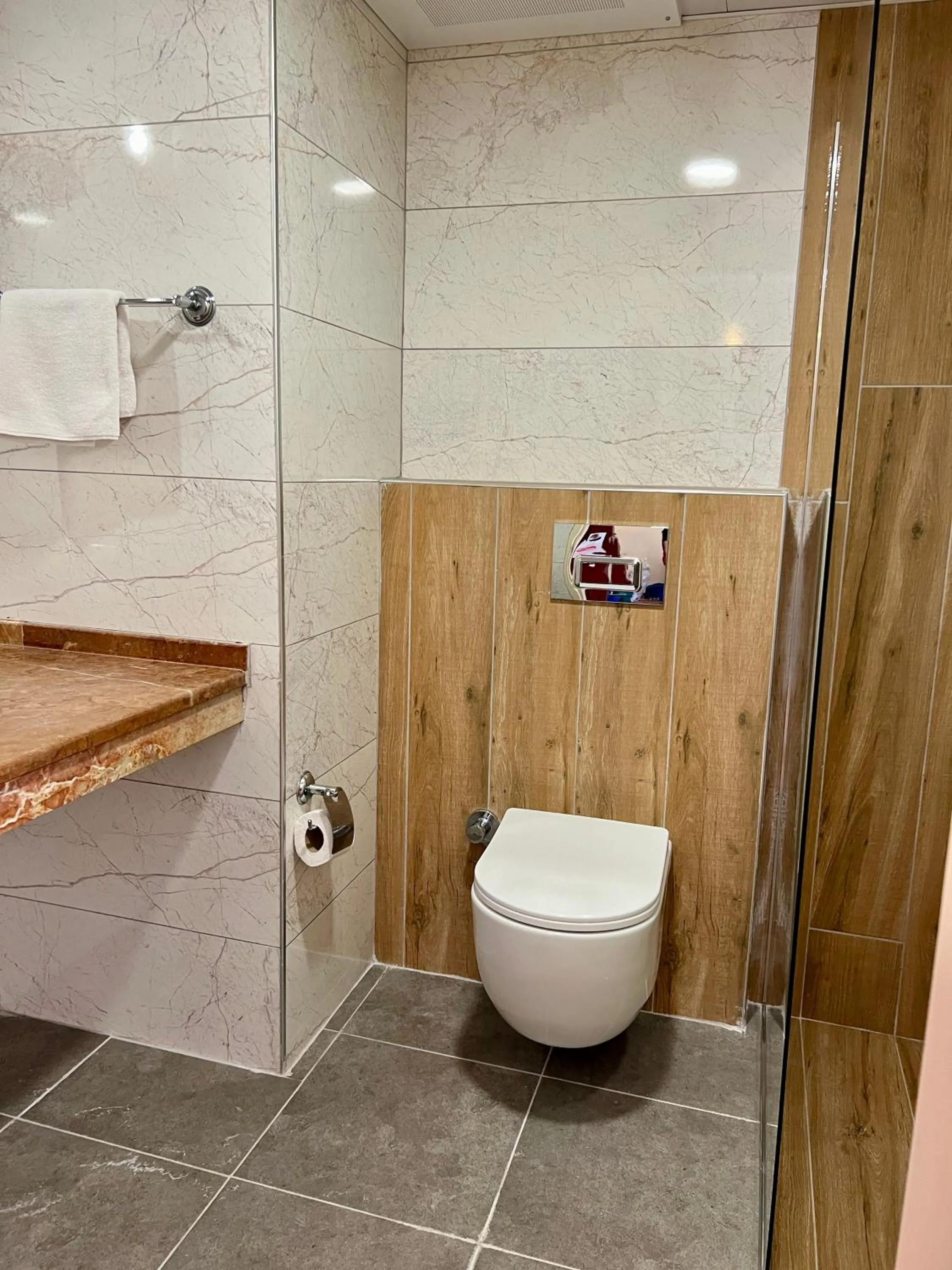 Shower in LEMAS SUITE HOTEL