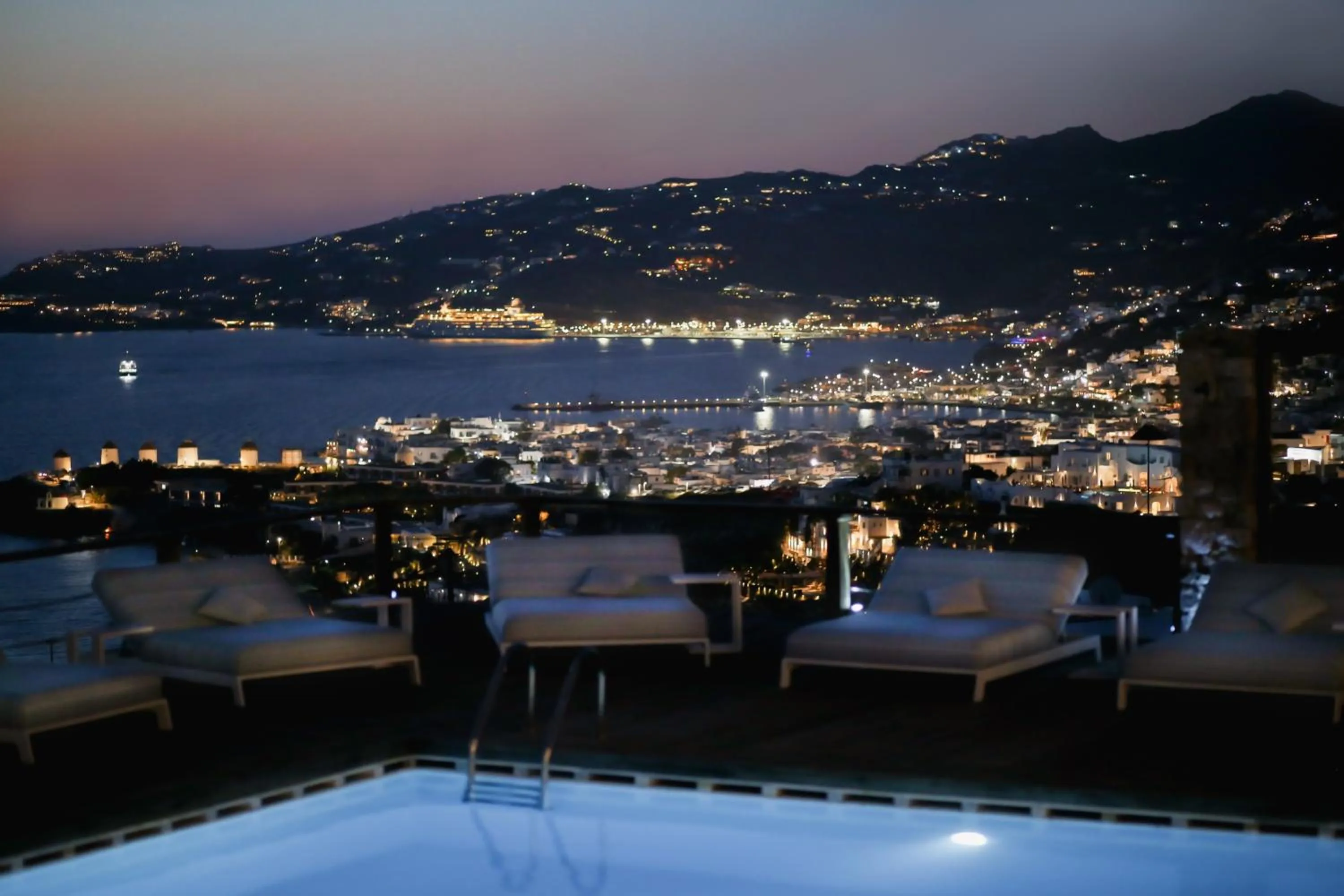 Landmark view in Tharroe of Mykonos Boutique Hotel