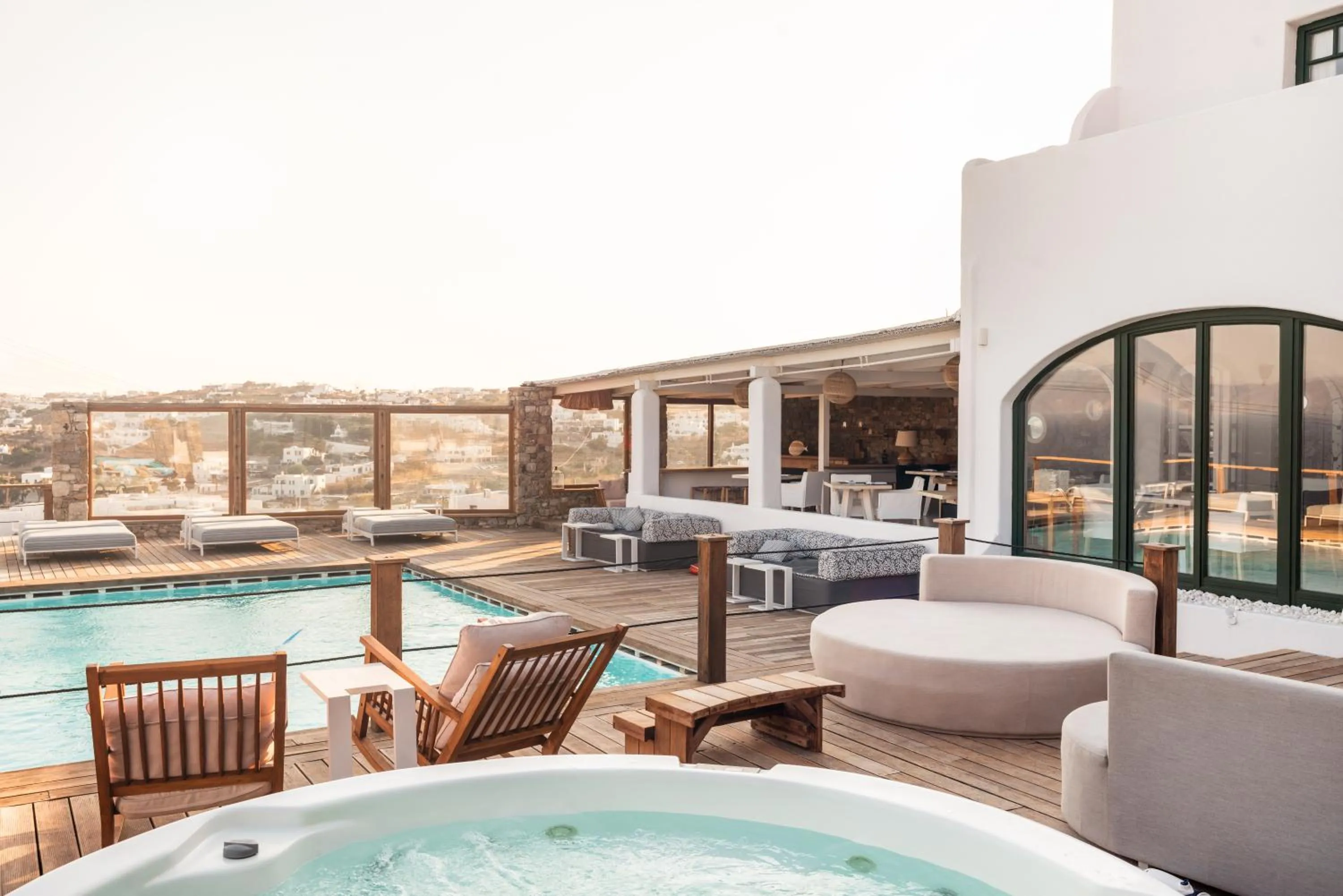 Balcony/Terrace in Tharroe of Mykonos Boutique Hotel