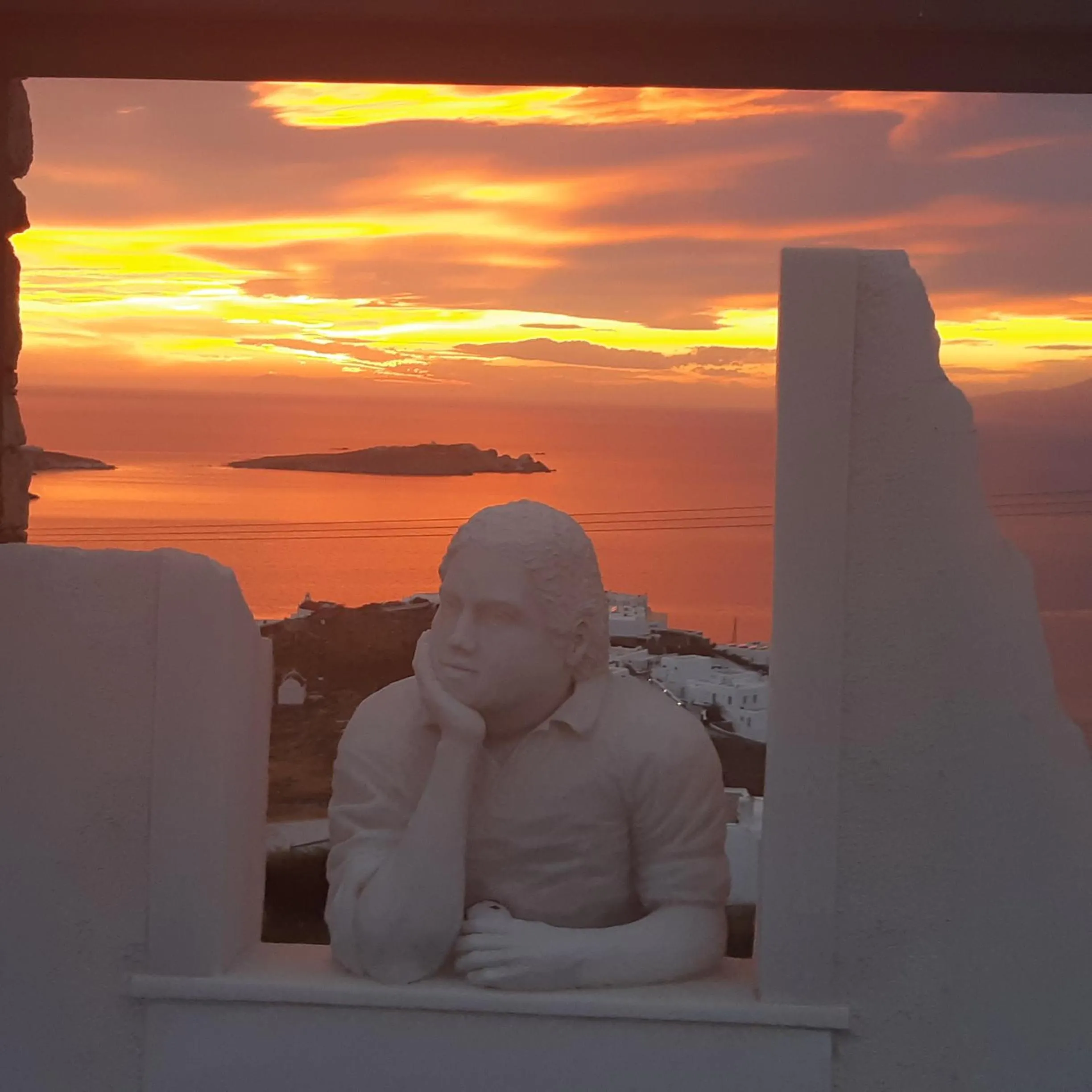 Balcony/Terrace in Tharroe of Mykonos Boutique Hotel
