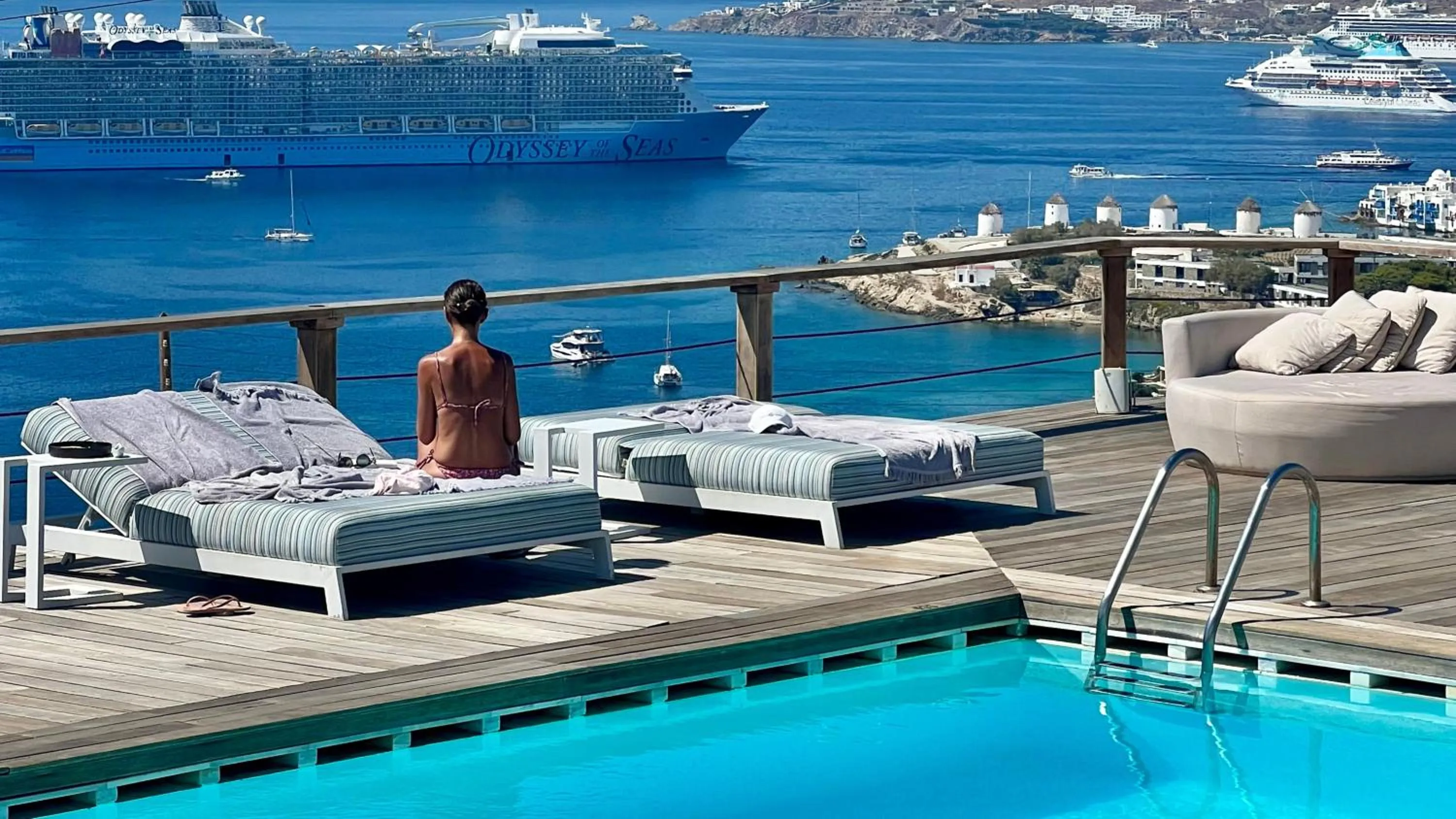 Swimming pool in Tharroe of Mykonos Boutique Hotel