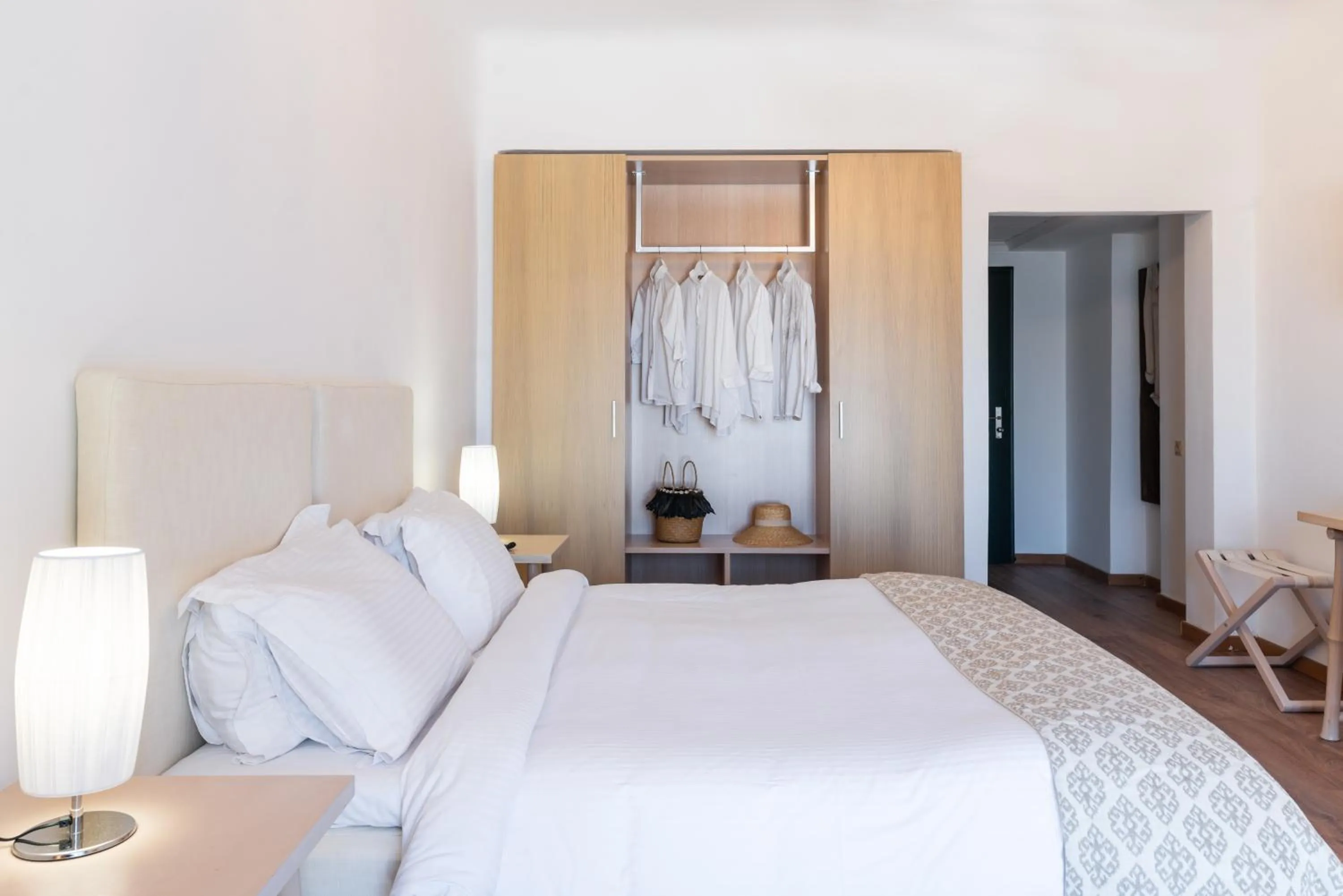 Bedroom, Bed in Tharroe of Mykonos Boutique Hotel