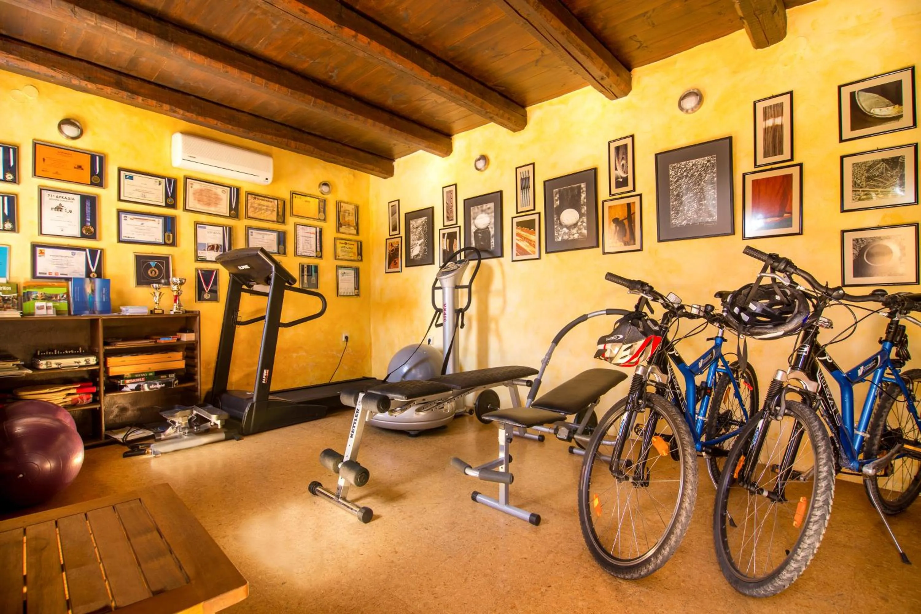 Fitness centre/facilities in Samonas Traditional Villas