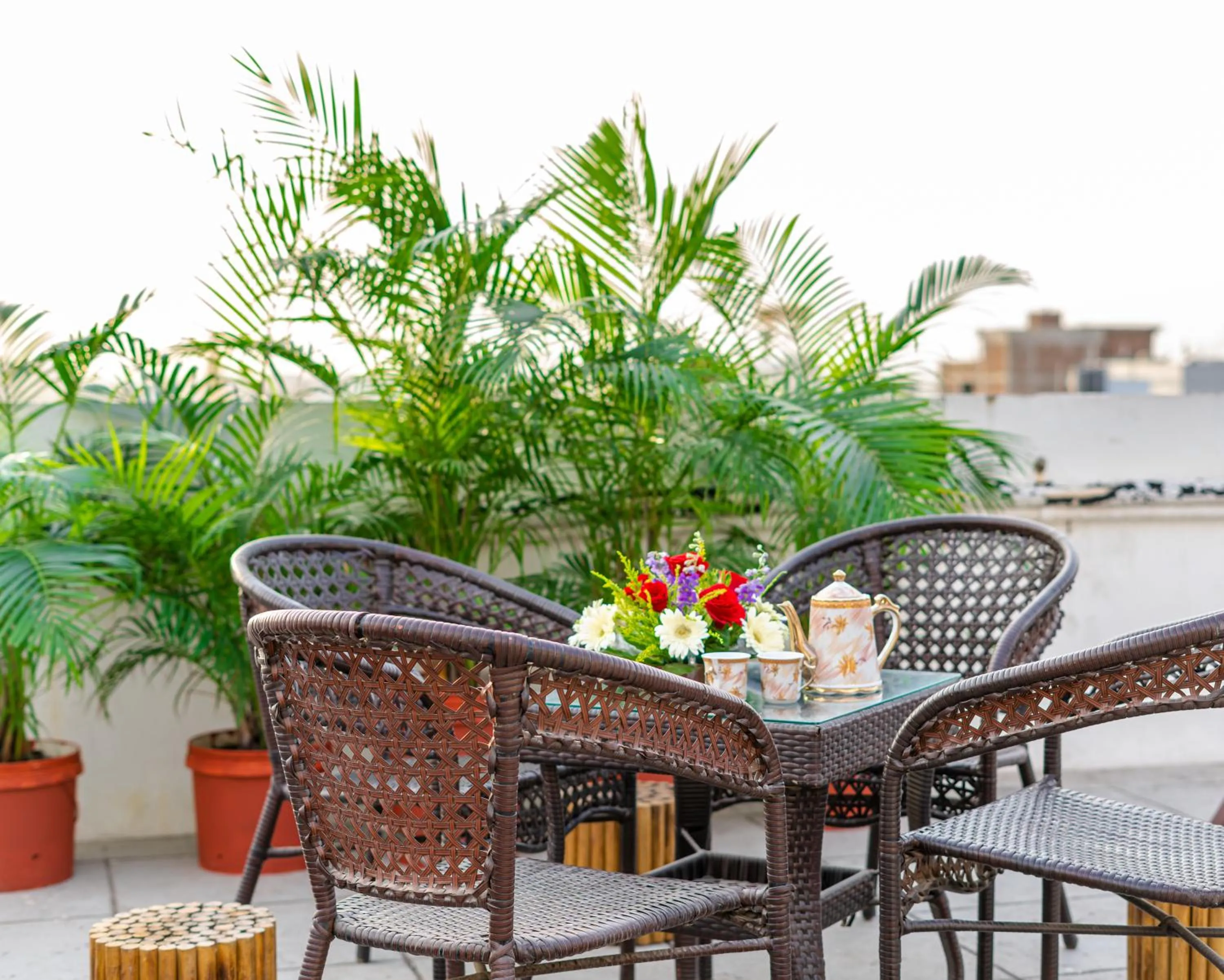 Balcony/Terrace in The Byke Business Hotel - Signature Planet Vijay Nagar