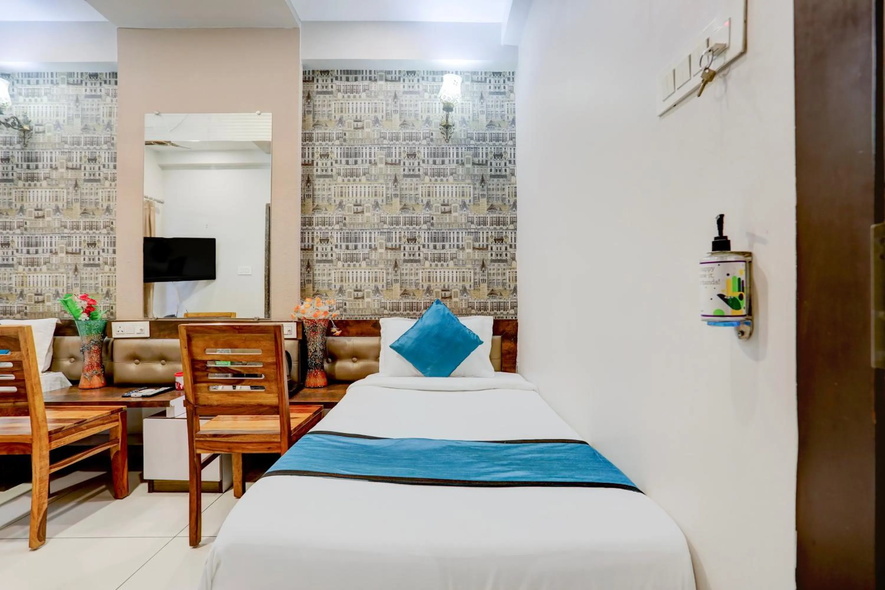 Bed in The Byke Business Hotel - Signature Planet Vijay Nagar