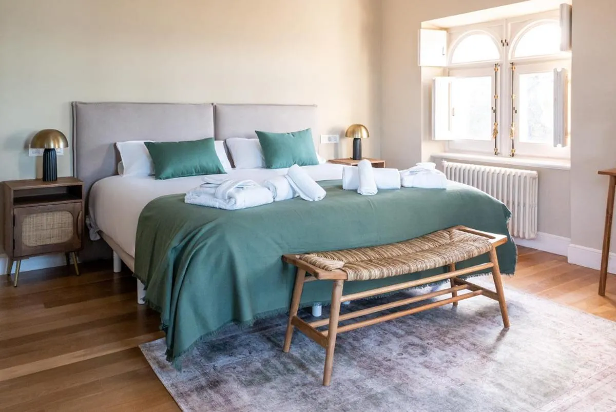 Bed in Hotel Font de la Canya