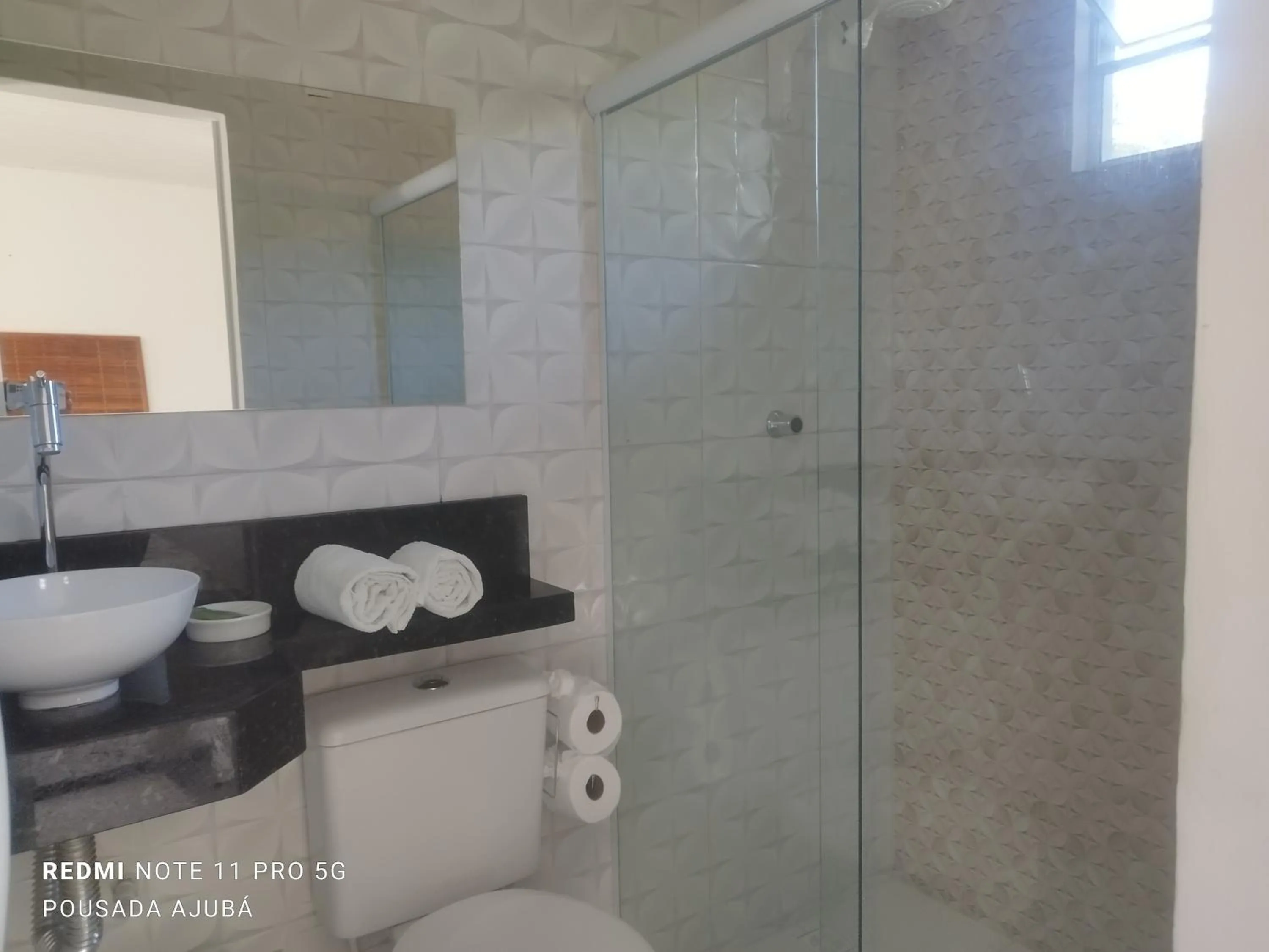 Bathroom in Ajubá Pousada