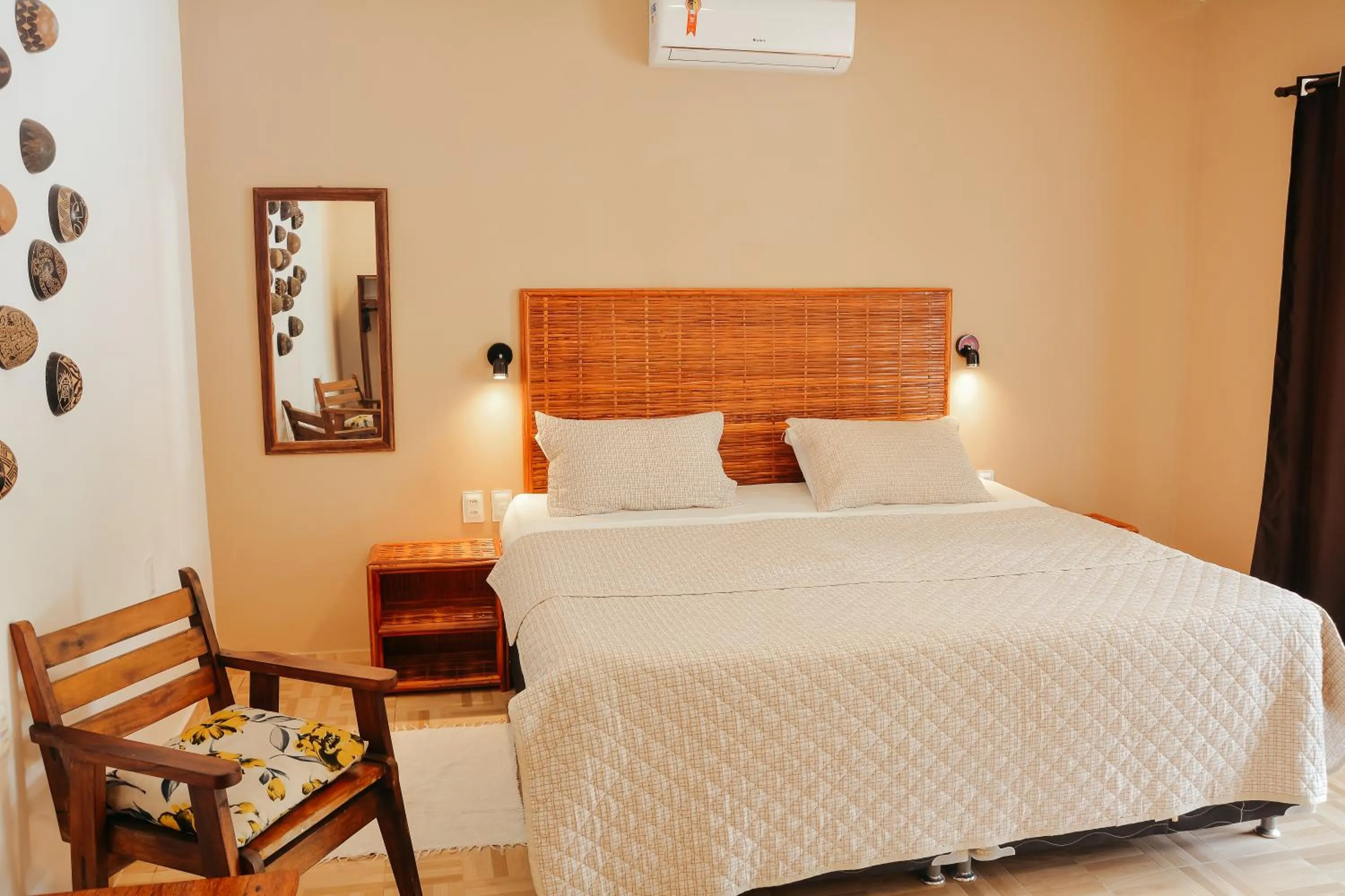 Bed in Ajubá Pousada