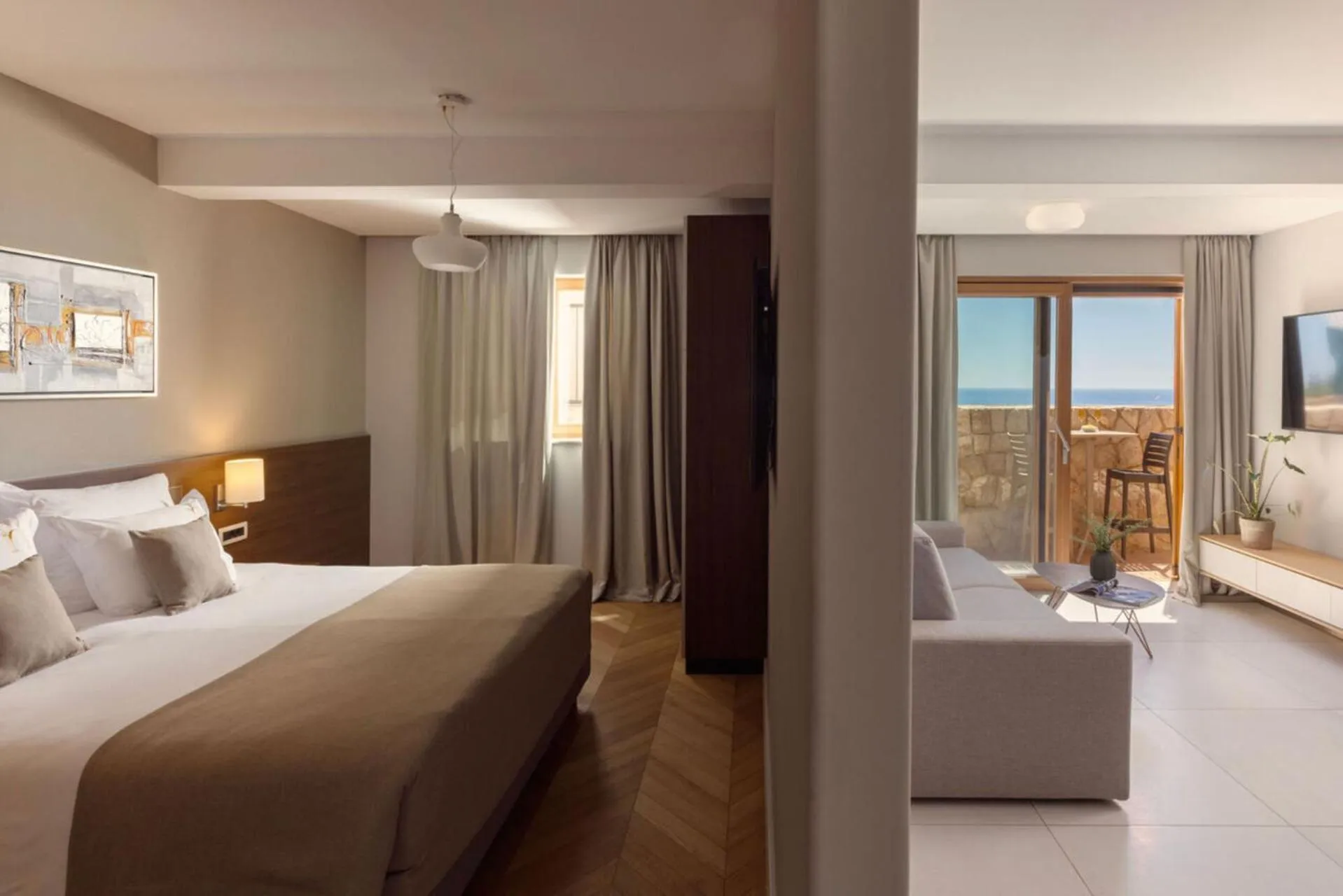 View (from property/room), Bed in Palace Natali