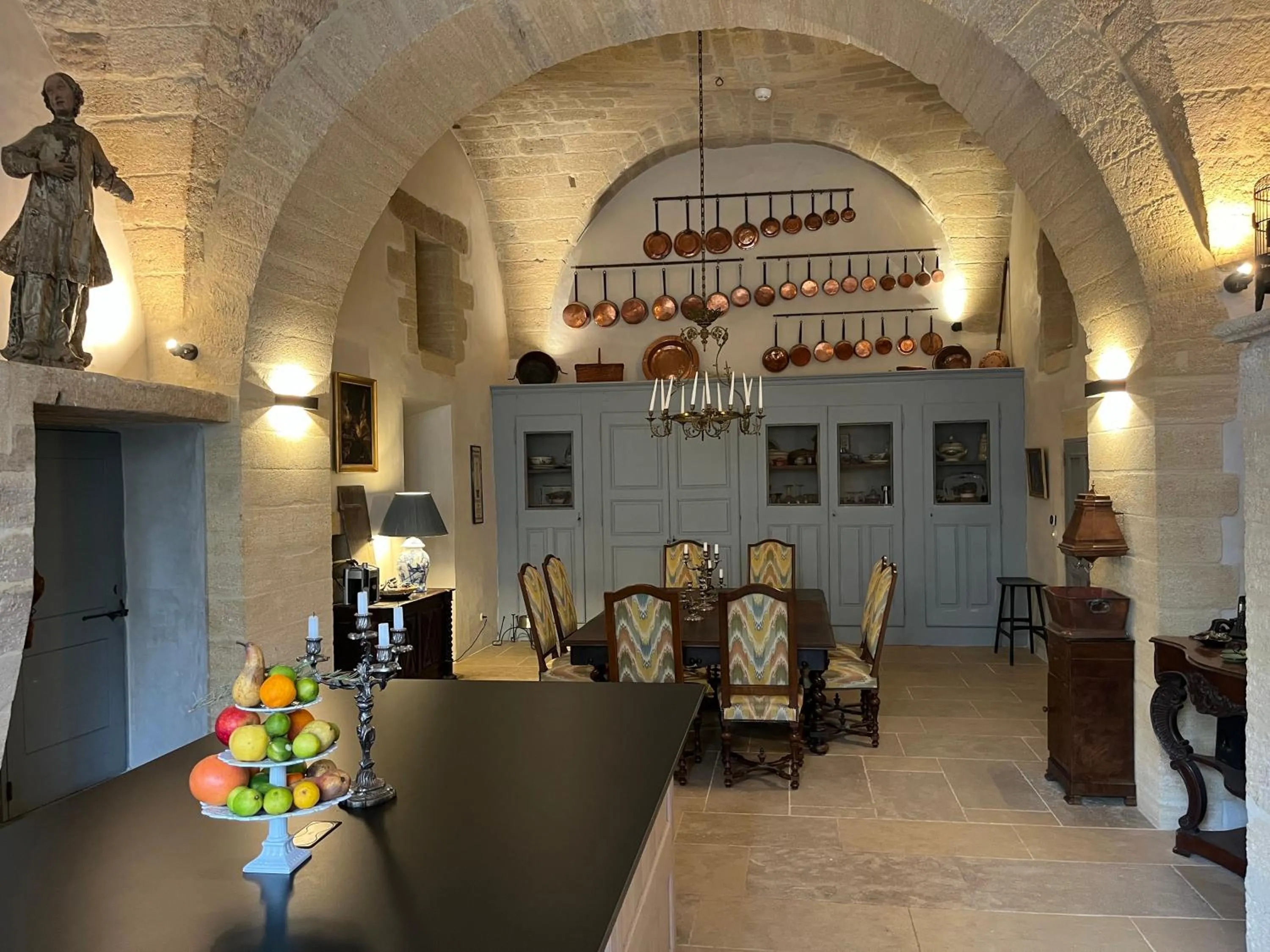 kitchen in Château de Collias - Maison de Vacances