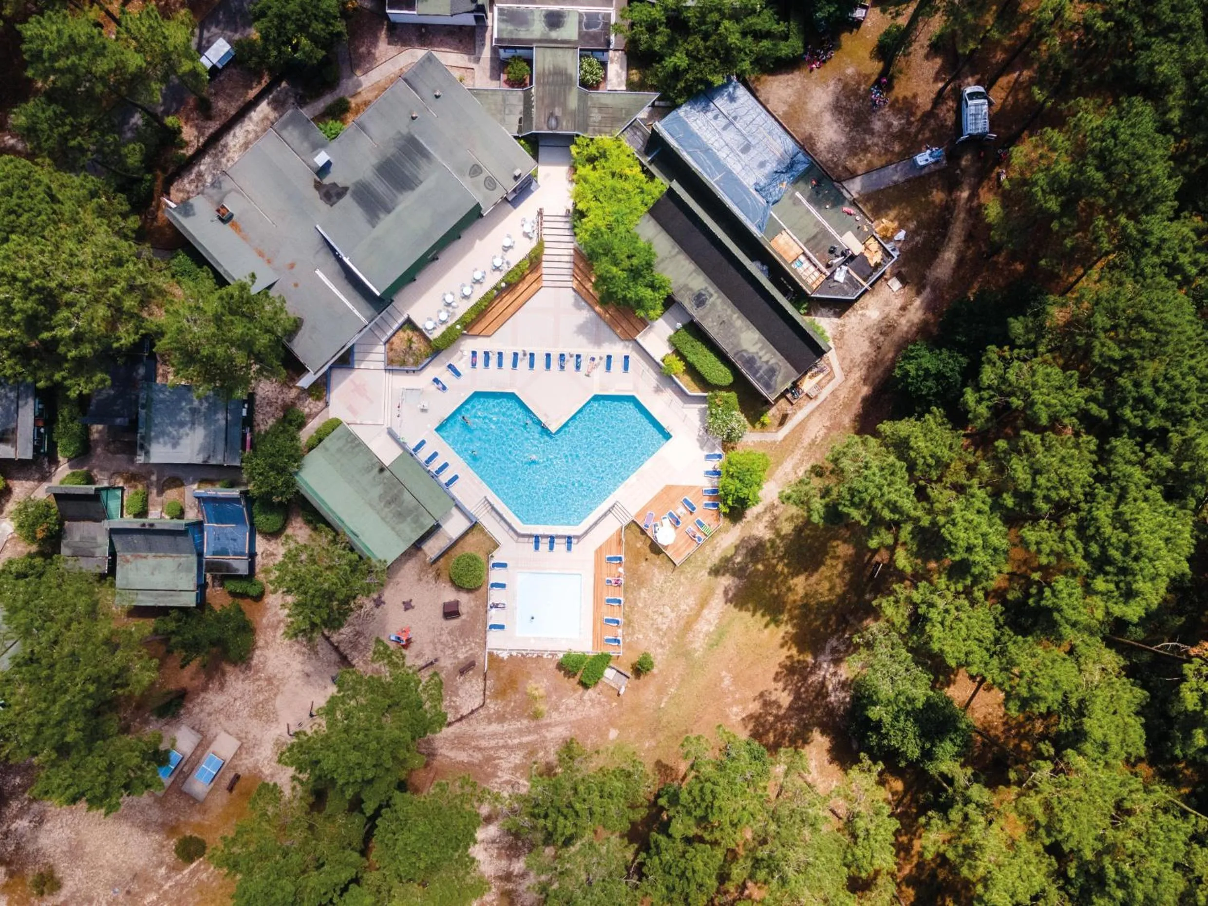 Bird's eye view in Résidence les Cavales
