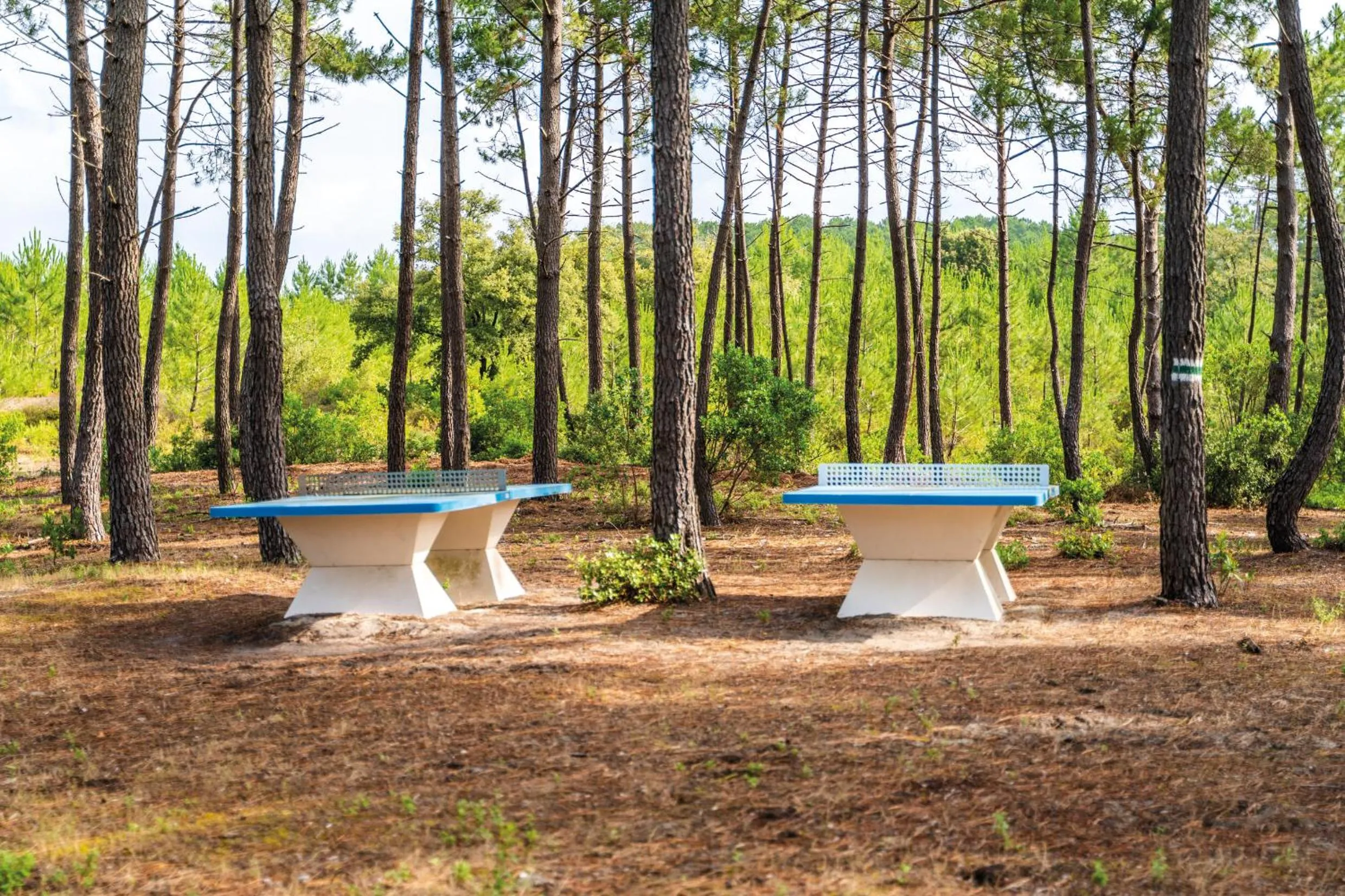 Tennis court in Résidence les Cavales