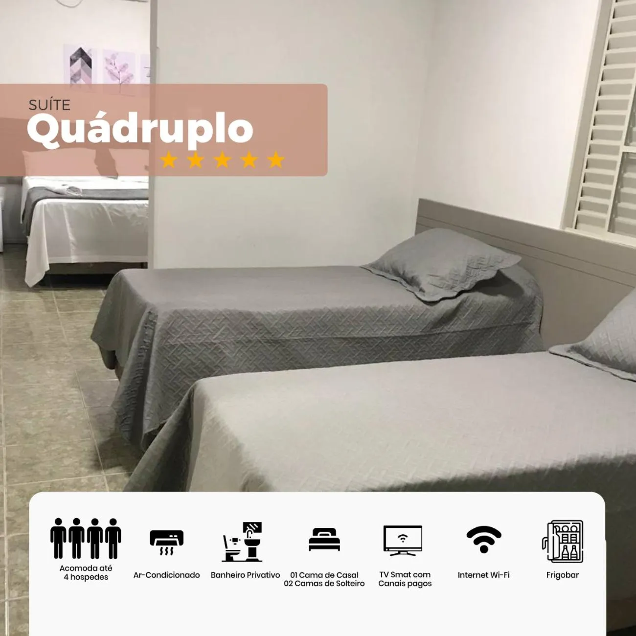 Bed in Arcos Palace Hotel