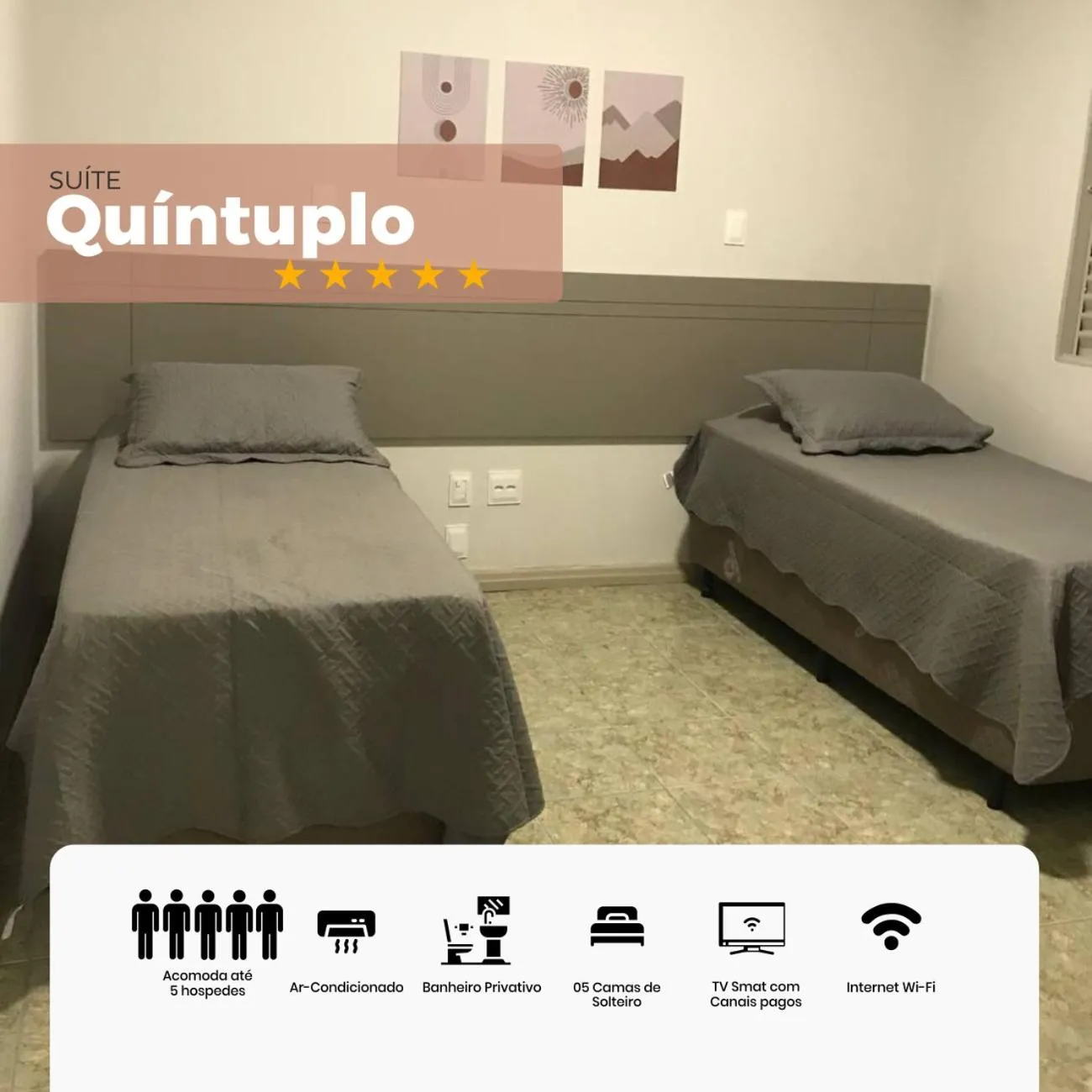 Bed in Arcos Palace Hotel