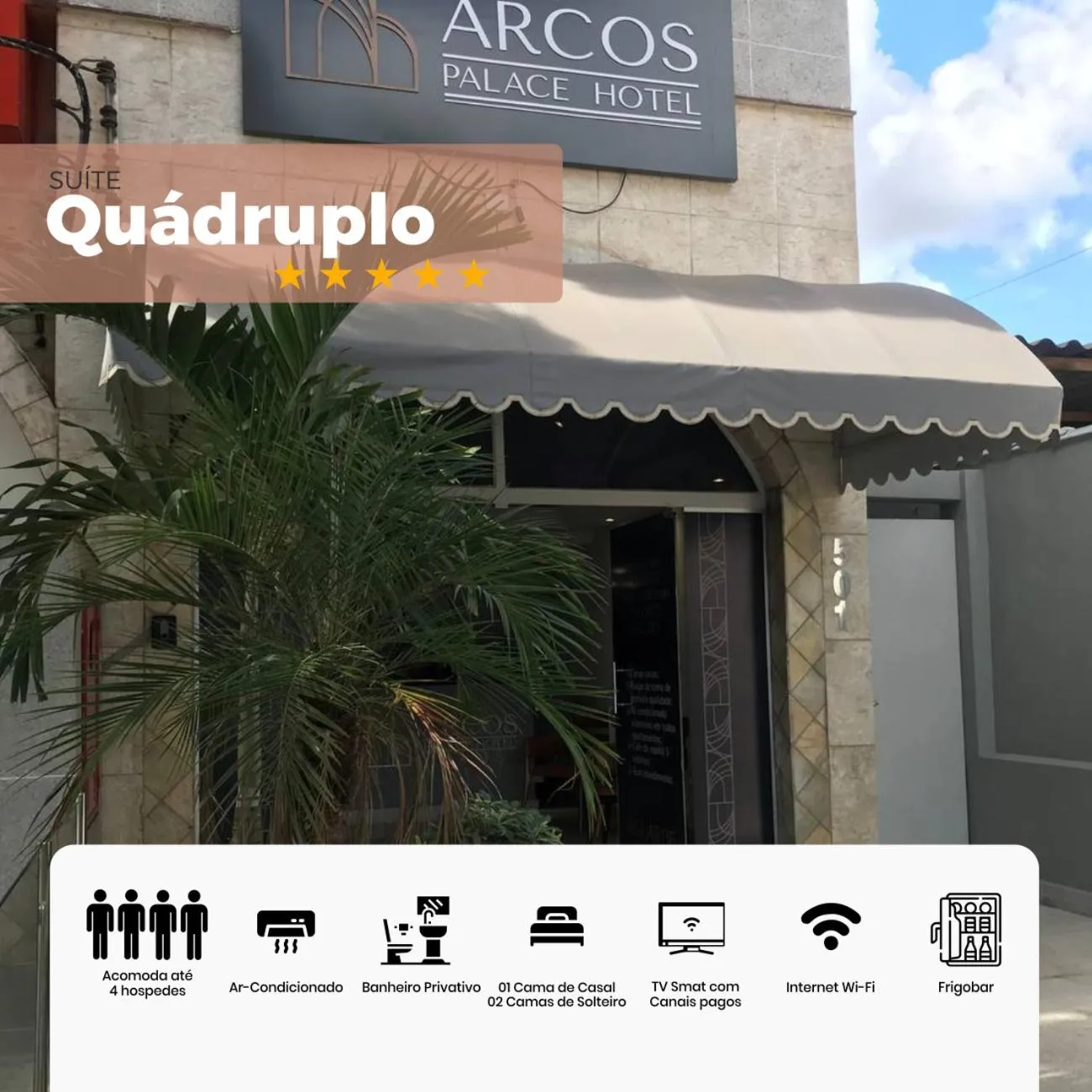 Property logo or sign in Arcos Palace Hotel