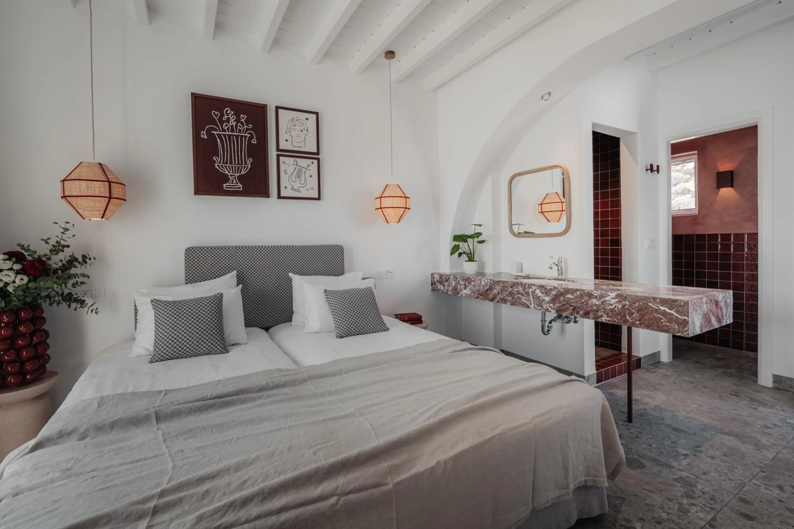 Bed in Pelican Bay Hotel