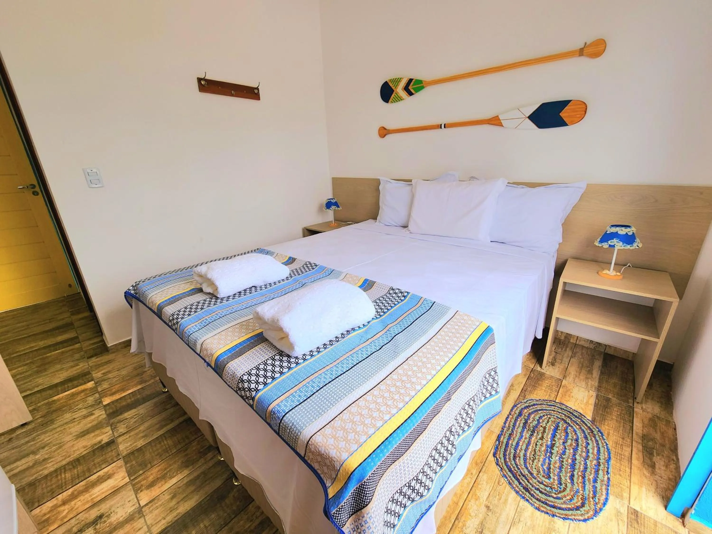 Bed in Manaí Pousada & Beach Club