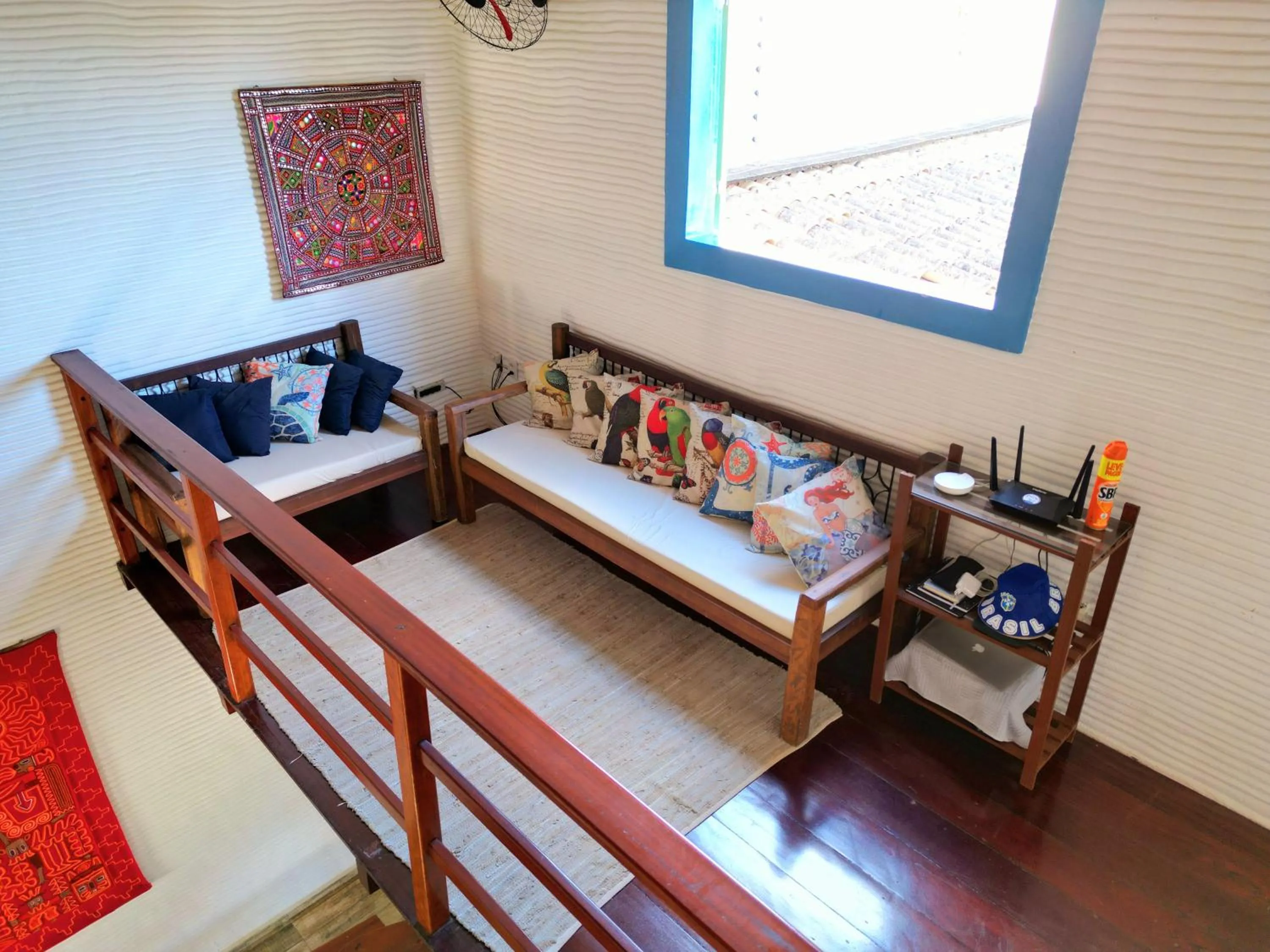 Seating area, Bed in Manaí Pousada & Beach Club