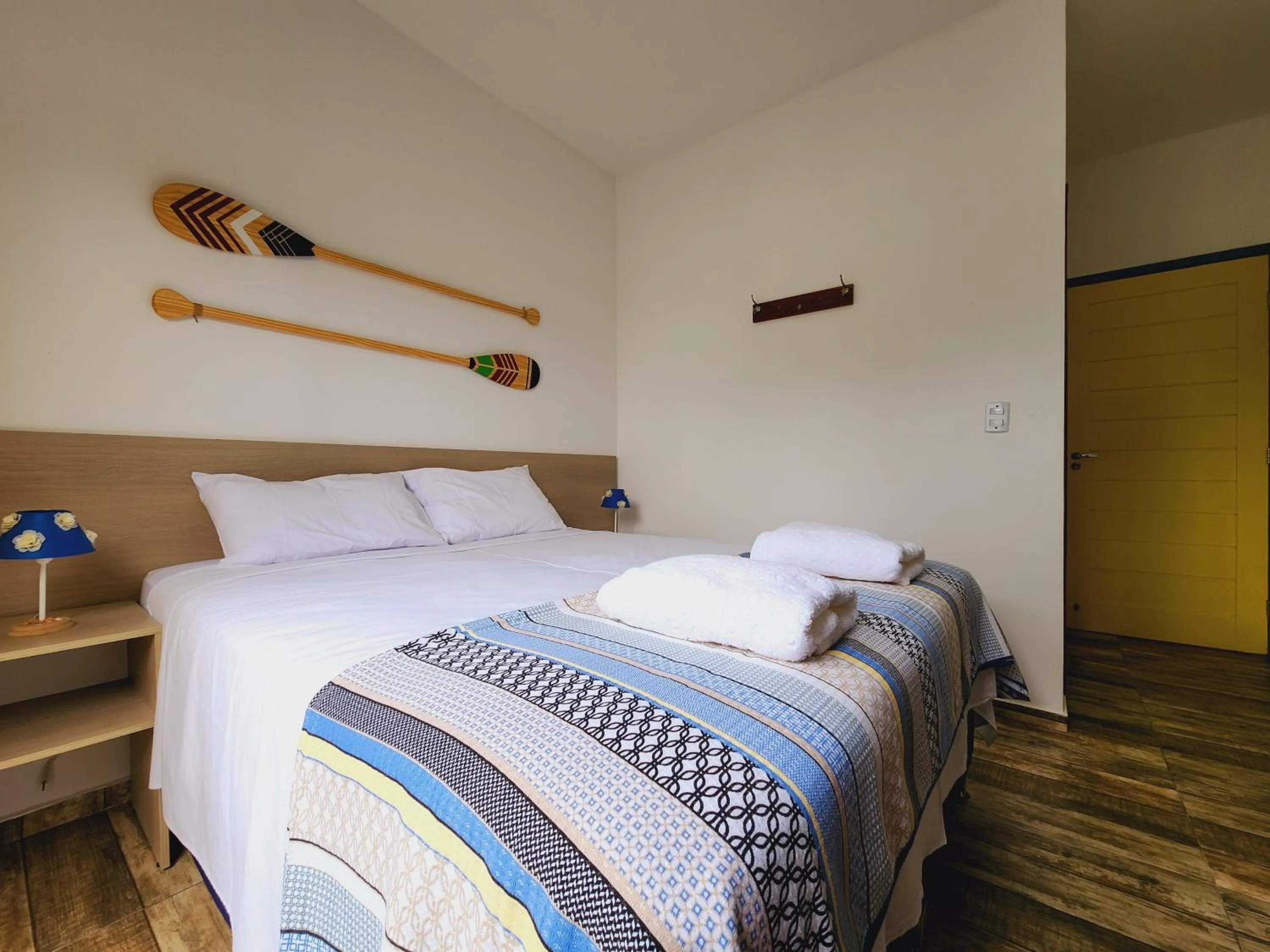 Bed in Manaí Pousada & Beach Club