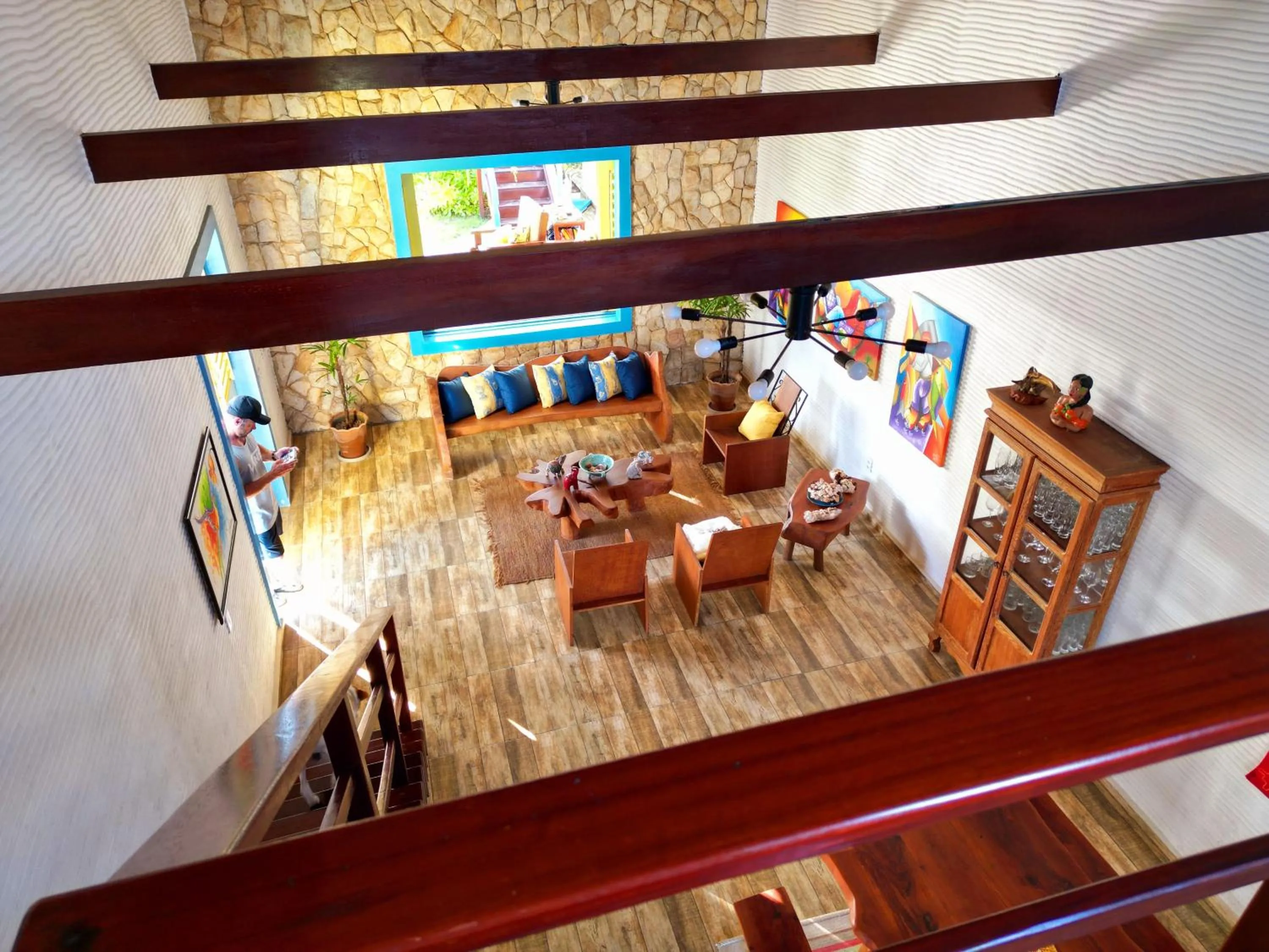 Seating area in Manaí Pousada & Beach Club